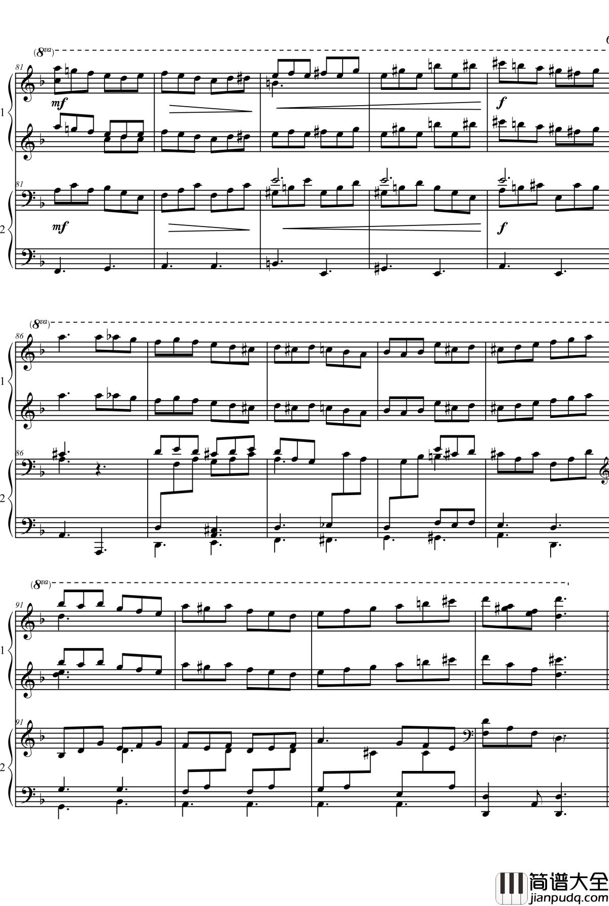 TARANTELLA_IN_3rd_CLASS钢琴谱_海上钢琴师