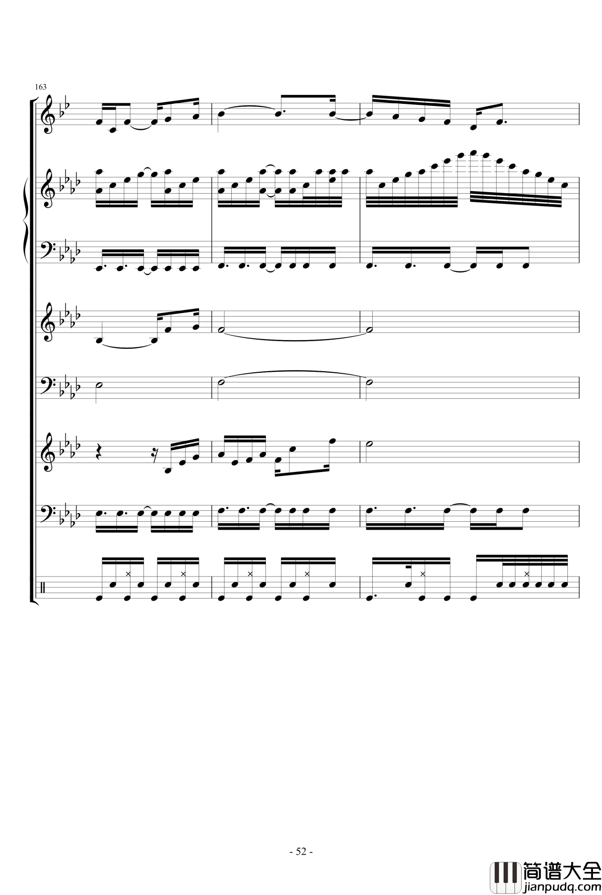 月に叢雲華に風钢琴谱_lujianxiang555