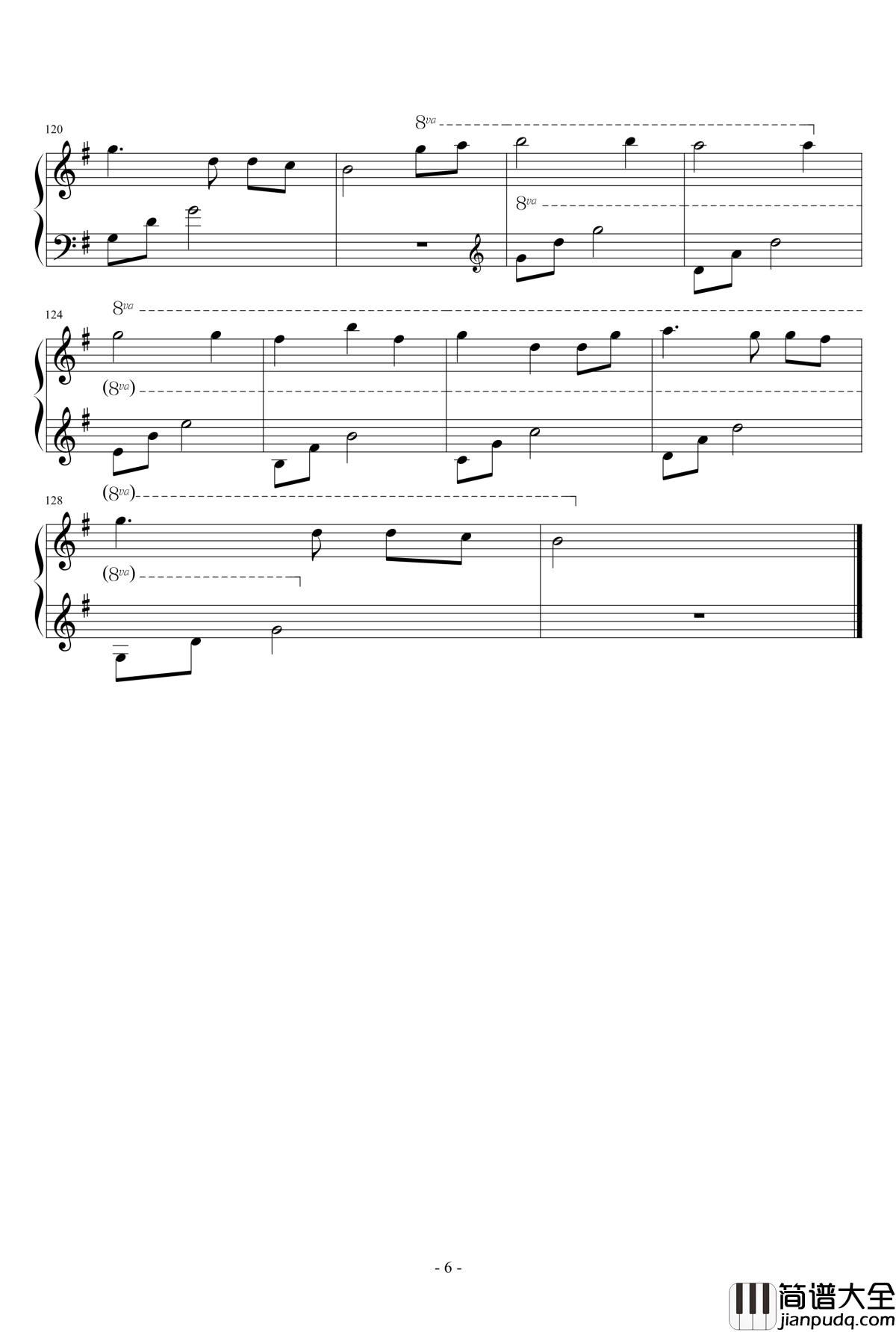 小河钢琴谱_张贞仁