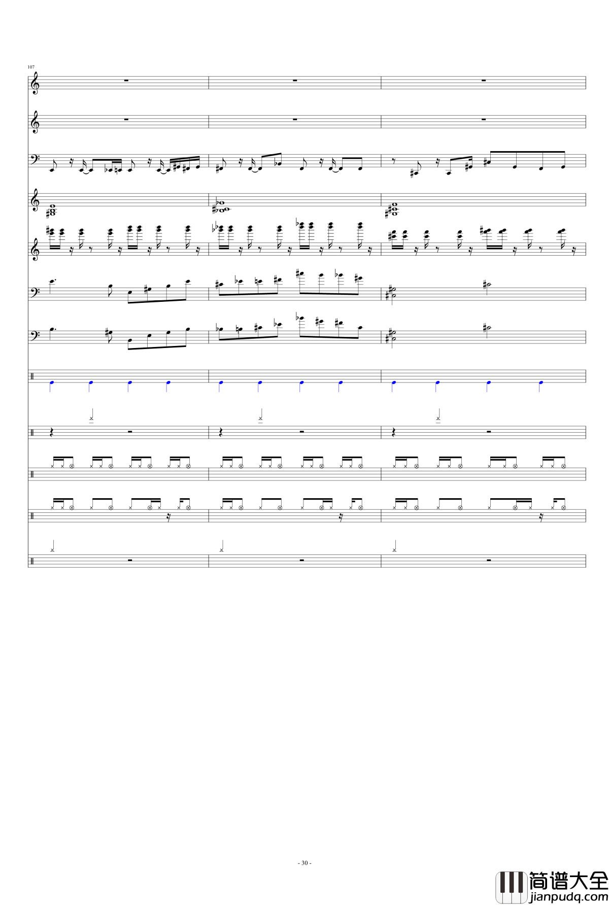 Only_my_railgun钢琴谱_总谱_fripSide