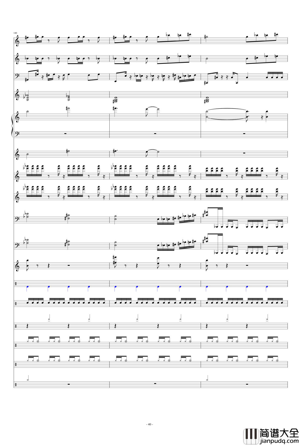 Only_my_railgun钢琴谱_总谱_fripSide