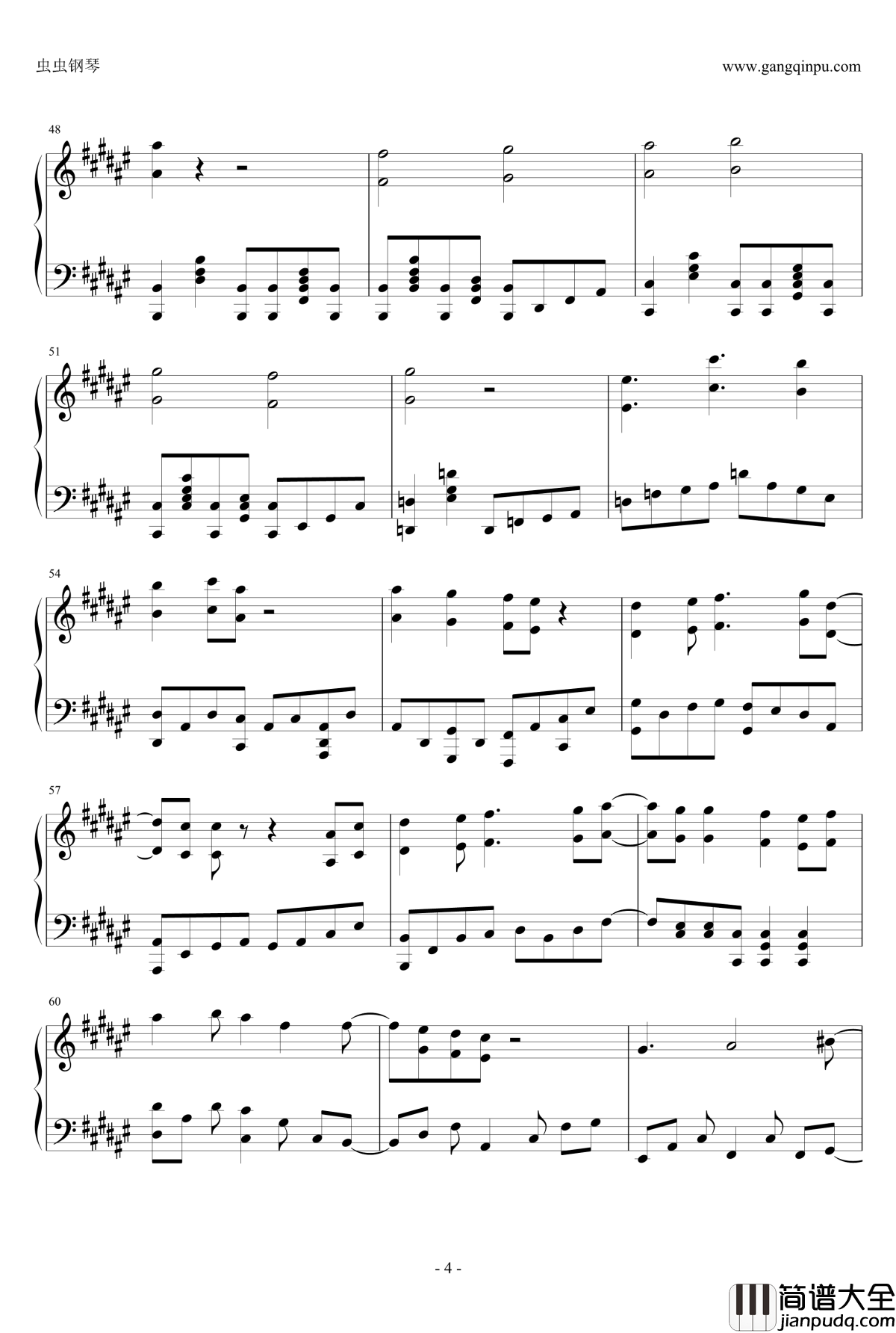 魔法少女伊莉雅op钢琴谱_Starlog_ENE