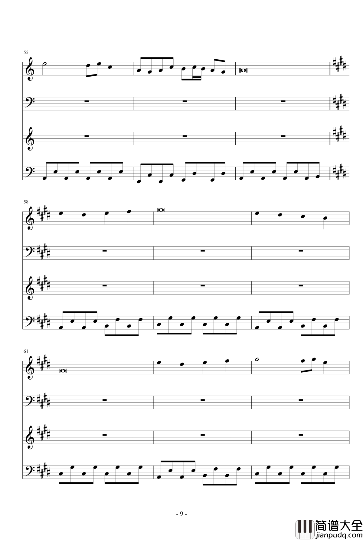 薇雨之诗大杂烩钢琴谱_陌兰&净心_薇雨陌兰