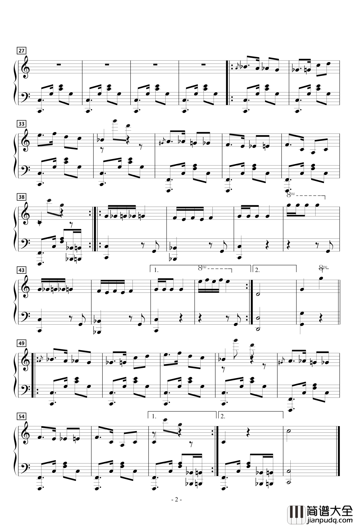 可愛らしくも意味ありげ钢琴谱_动漫