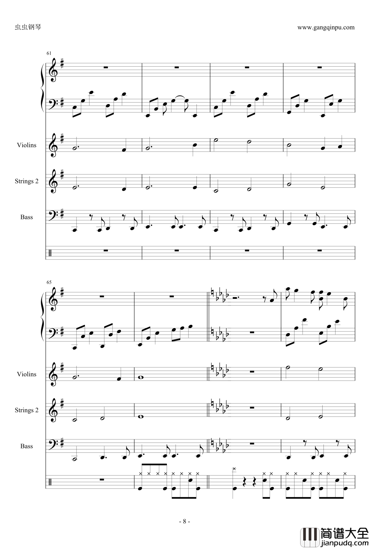 忧伤还是快乐钢琴谱_总谱_K.Williams