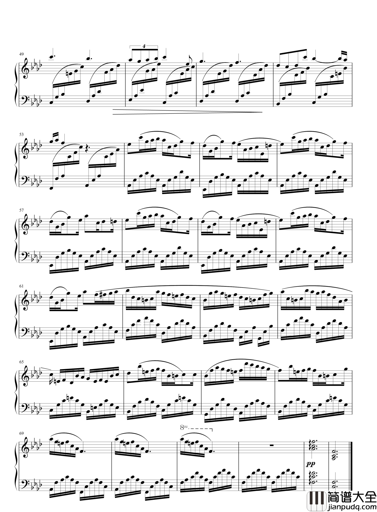 古典风格随想曲钢琴谱_马乐_乐之琴