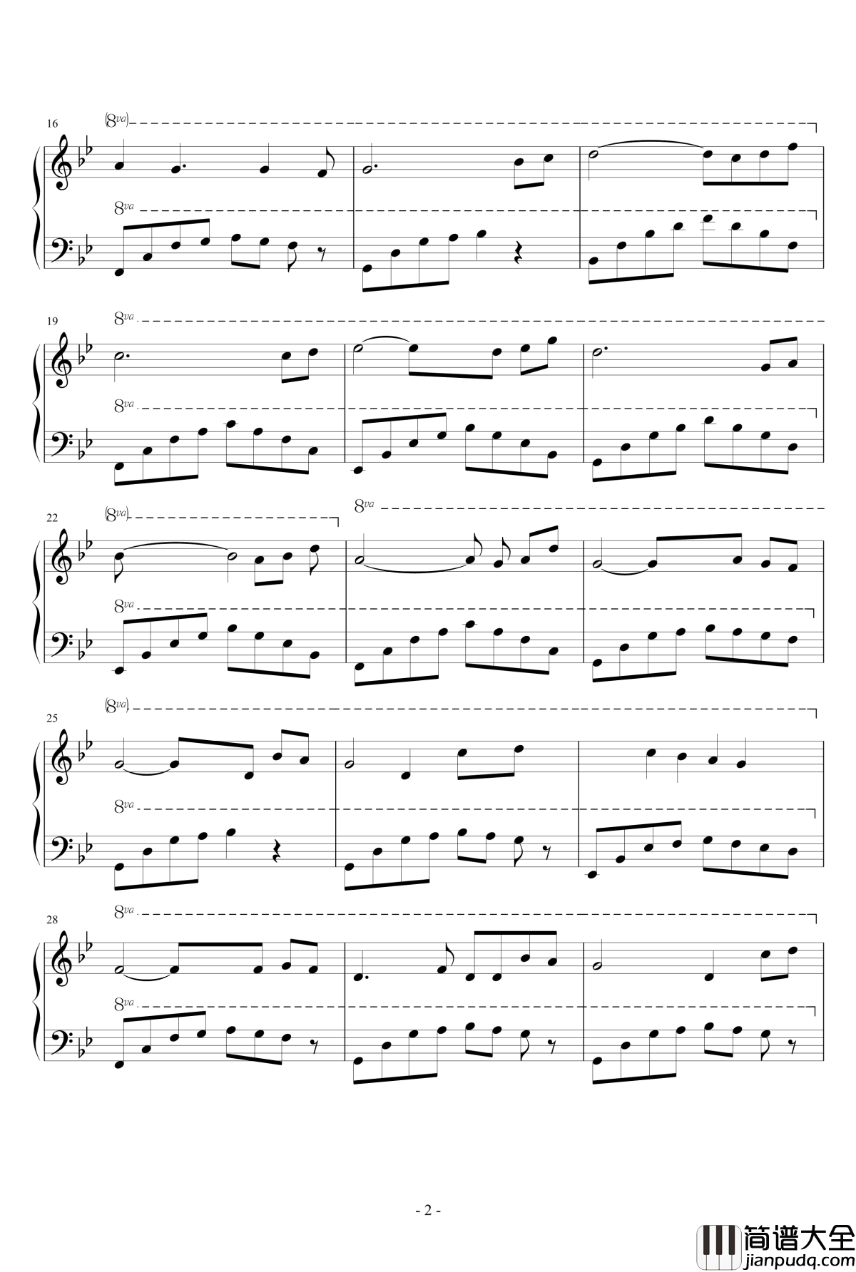 无字碑钢琴谱_余梓铭