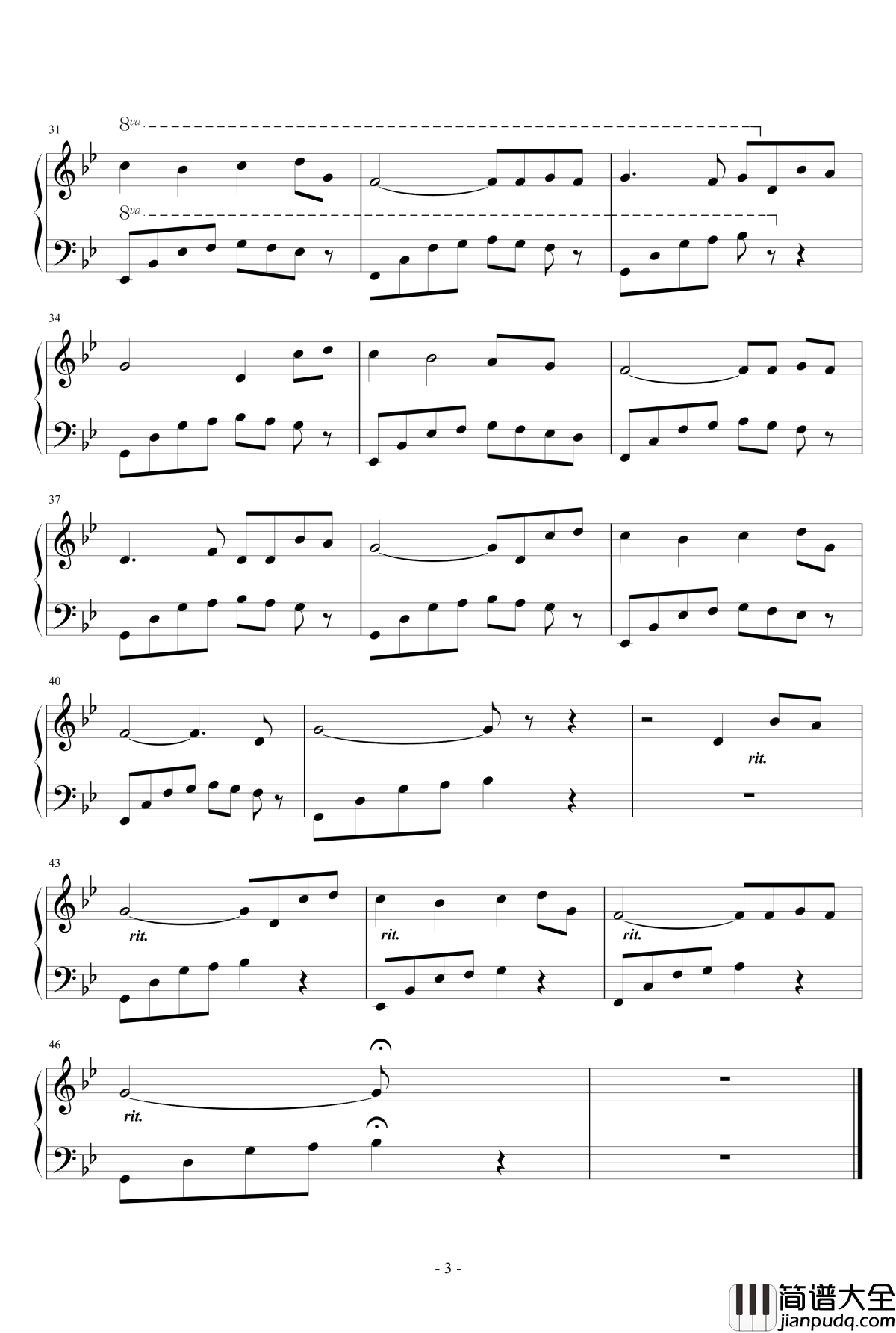 无字碑钢琴谱_余梓铭