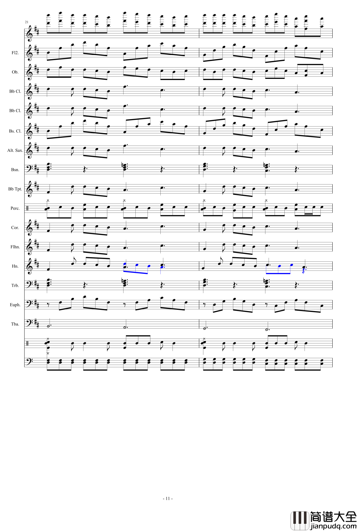 浮夸钢琴谱_管乐总谱_陈奕迅