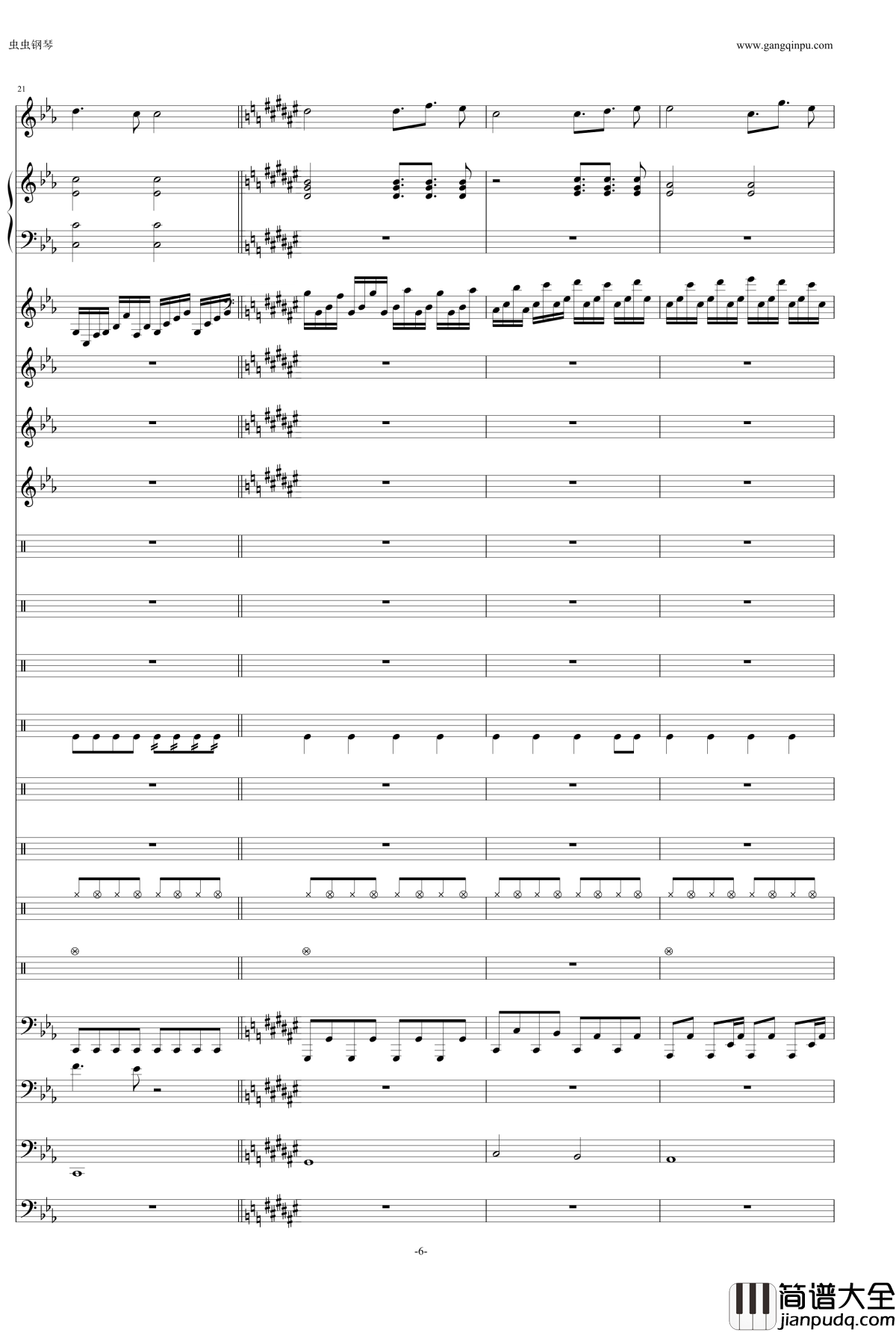 eternal_reality钢琴谱_fripSide