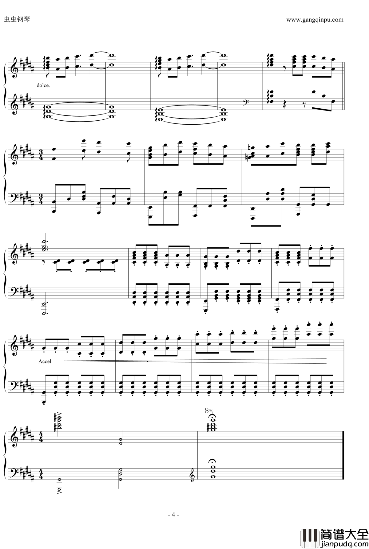 ideal_white钢琴谱_Fate_Stay_night_UBW_OP