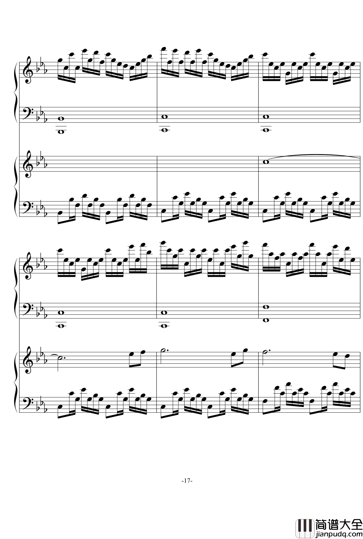 悲伤の日暮记忆钢琴谱_as2134