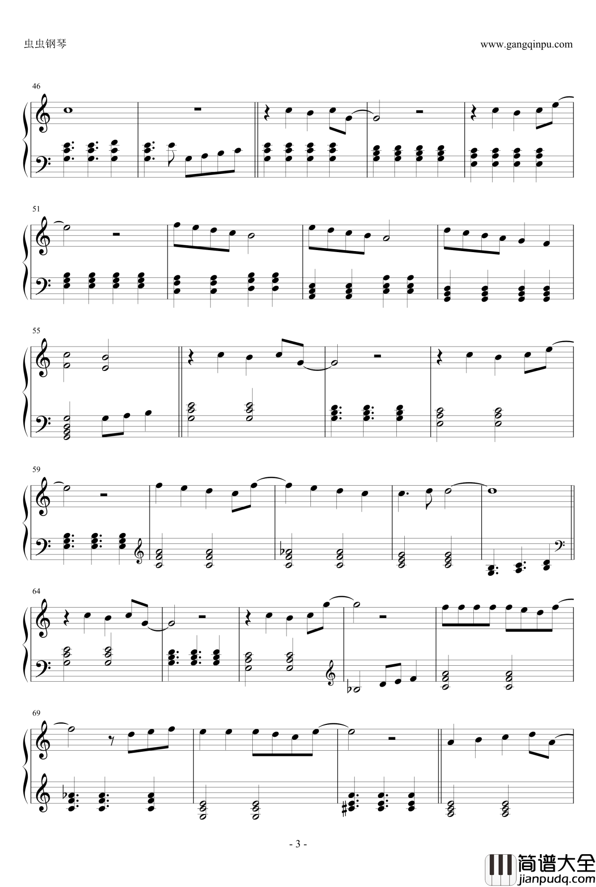 となりのトトロ钢琴谱_龙猫_宫崎骏