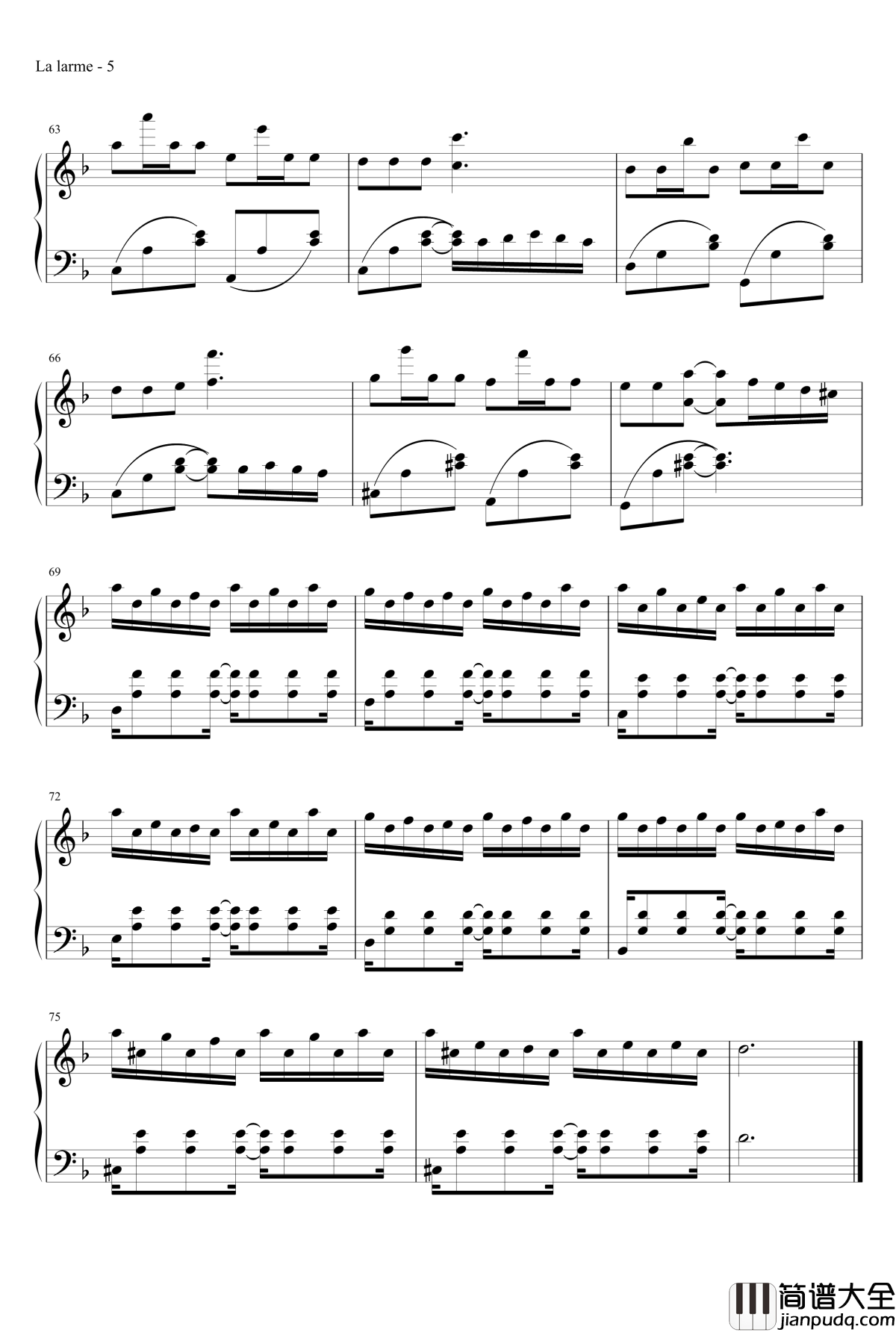 泪落之时钢琴谱_MrSHUM