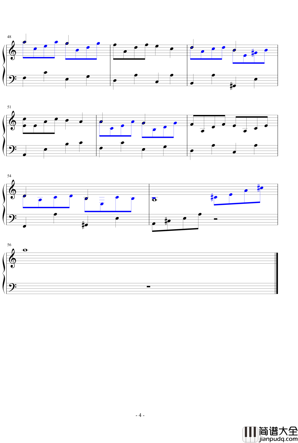 钢琴日记钢琴谱_3月13日_eggming