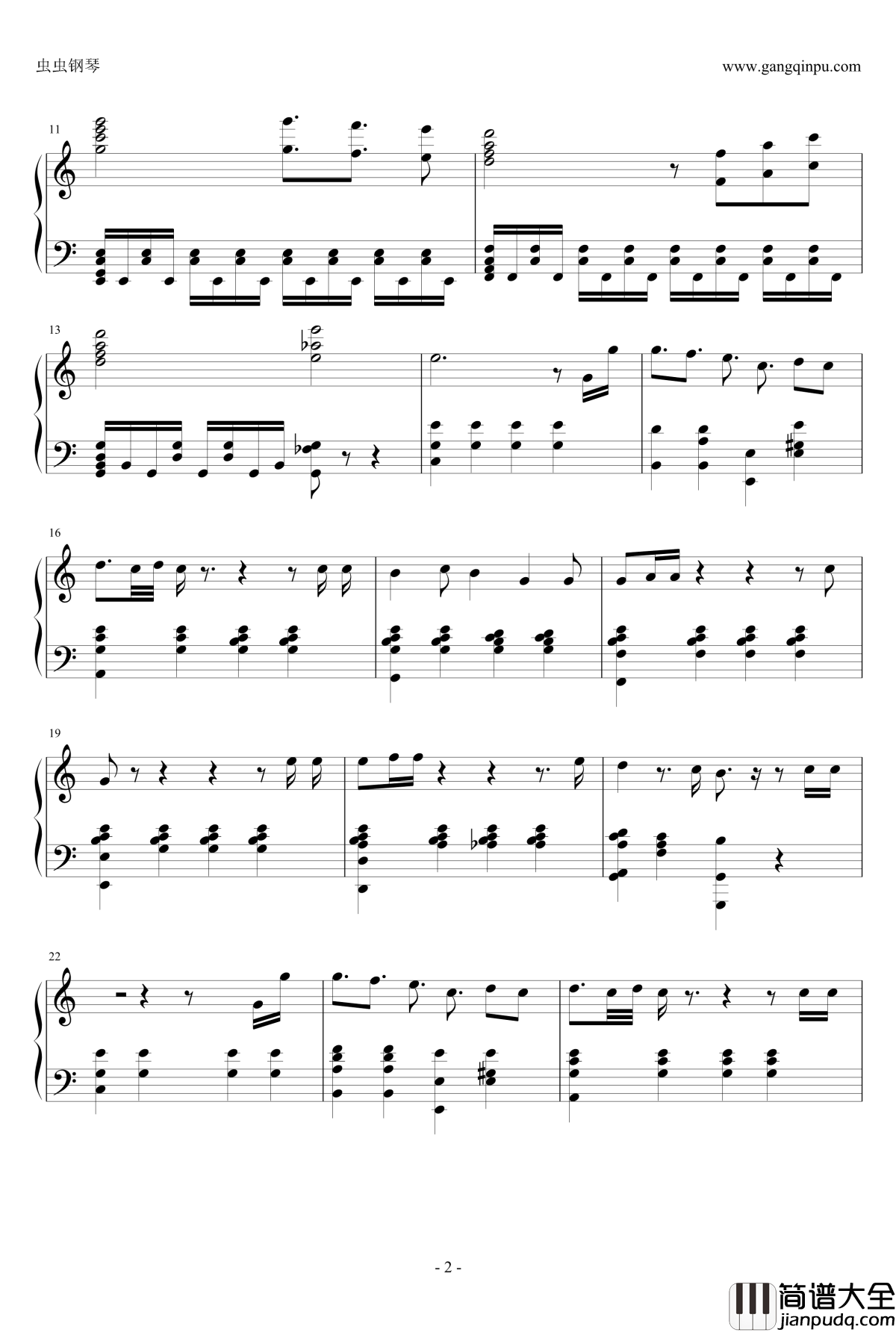 My_Dearest钢琴谱_ENE_罪恶王冠OP