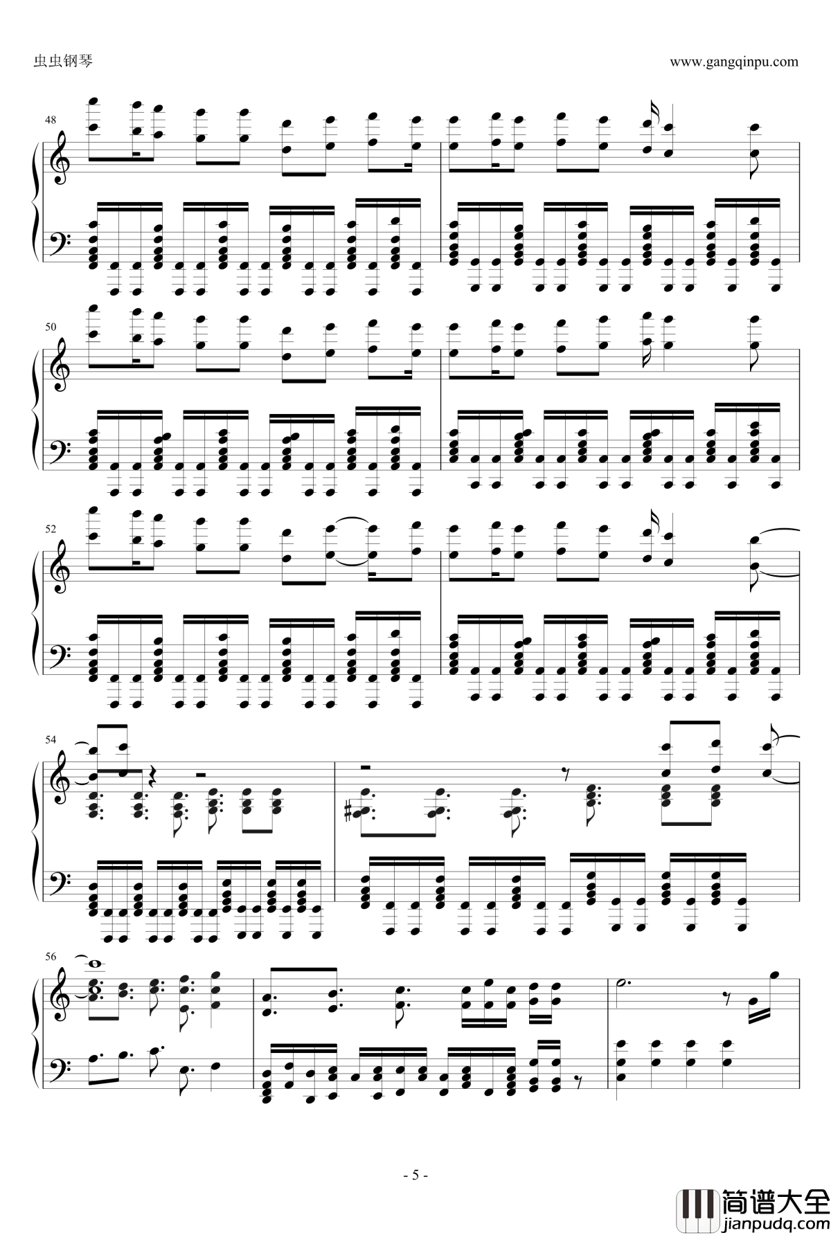 My_Dearest钢琴谱_ENE_罪恶王冠OP