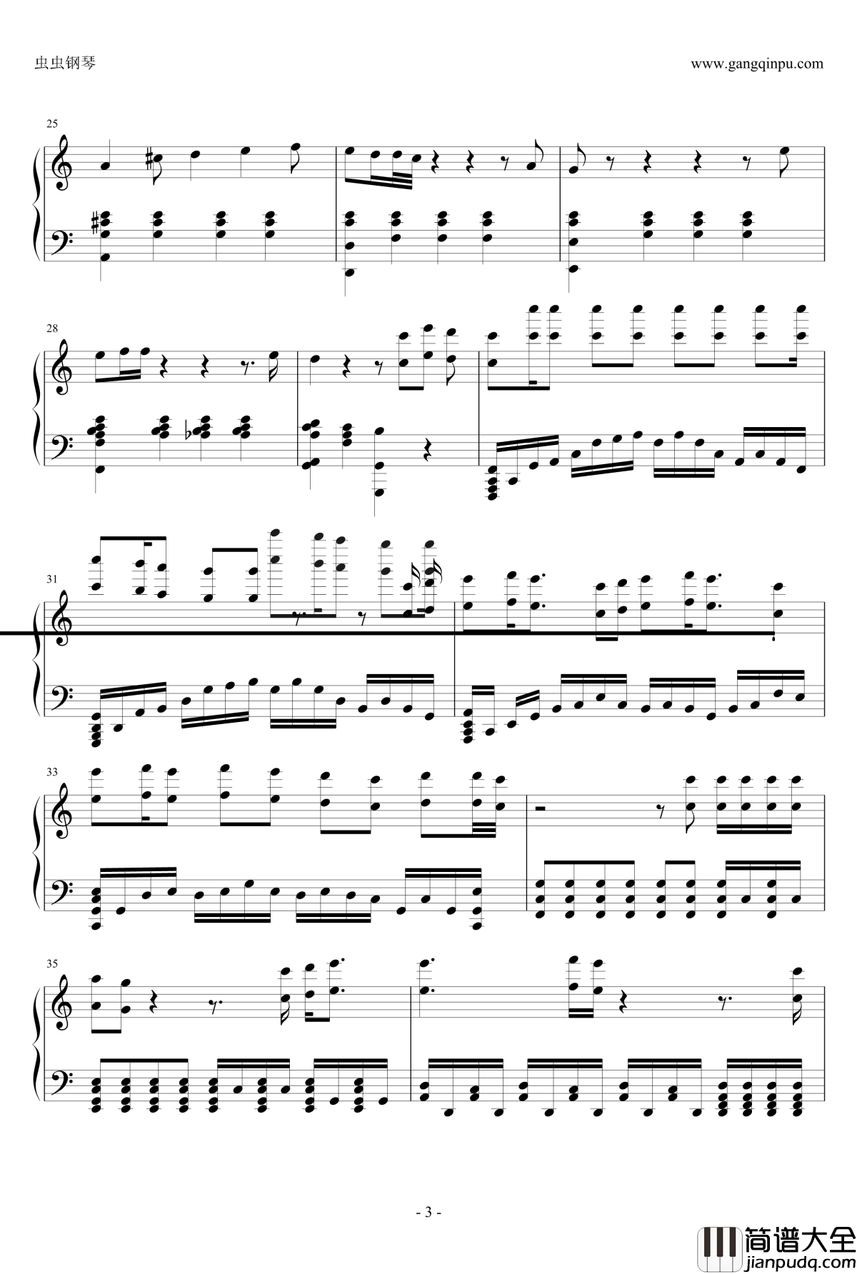 My_Dearest钢琴谱_ENE_罪恶王冠OP