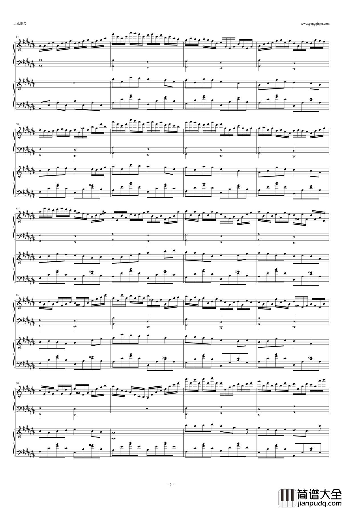 2136号组曲连钢琴谱_as2134