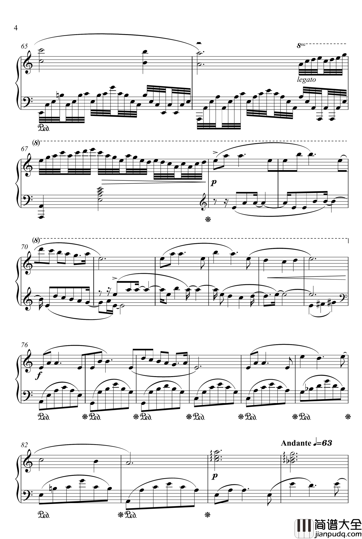 相思钢琴谱_作废_西游记后传