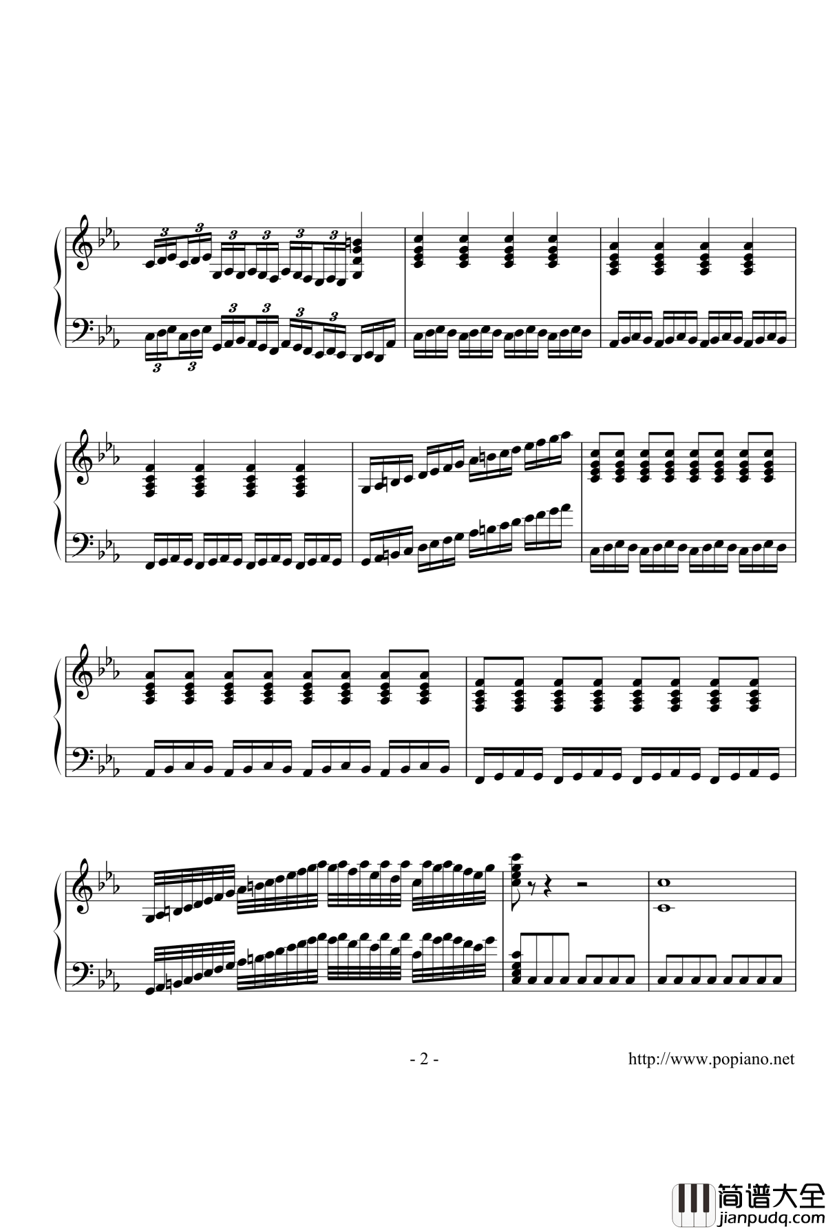 炫彩曲钢琴谱_27890146