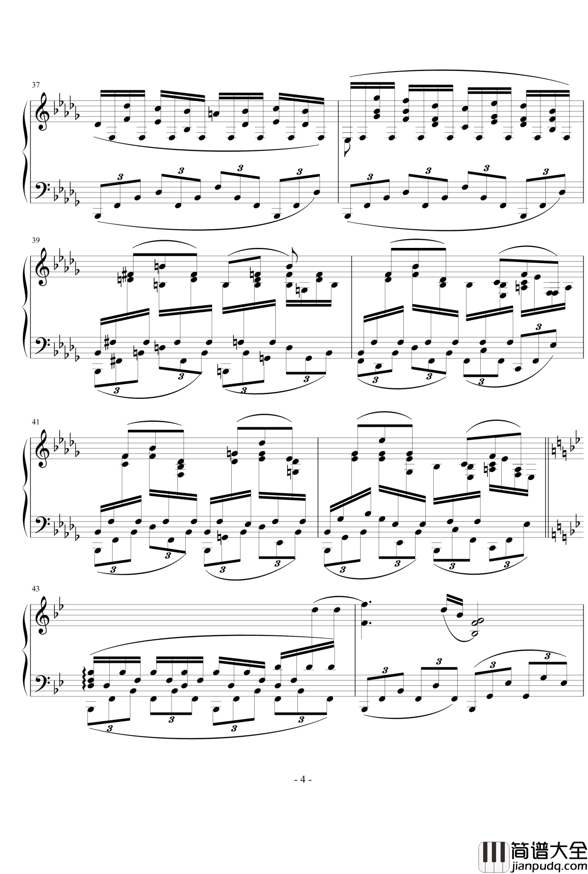 随笔曲2钢琴谱_nyride