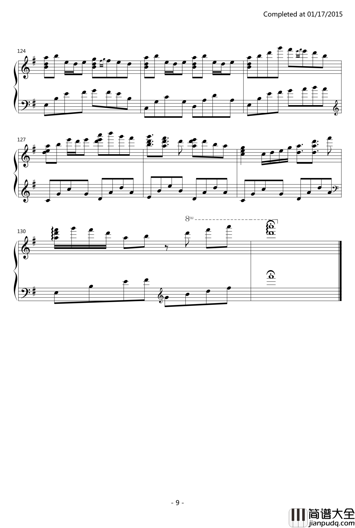 _by_koma'n钢琴谱_伴奏谱_千本樱