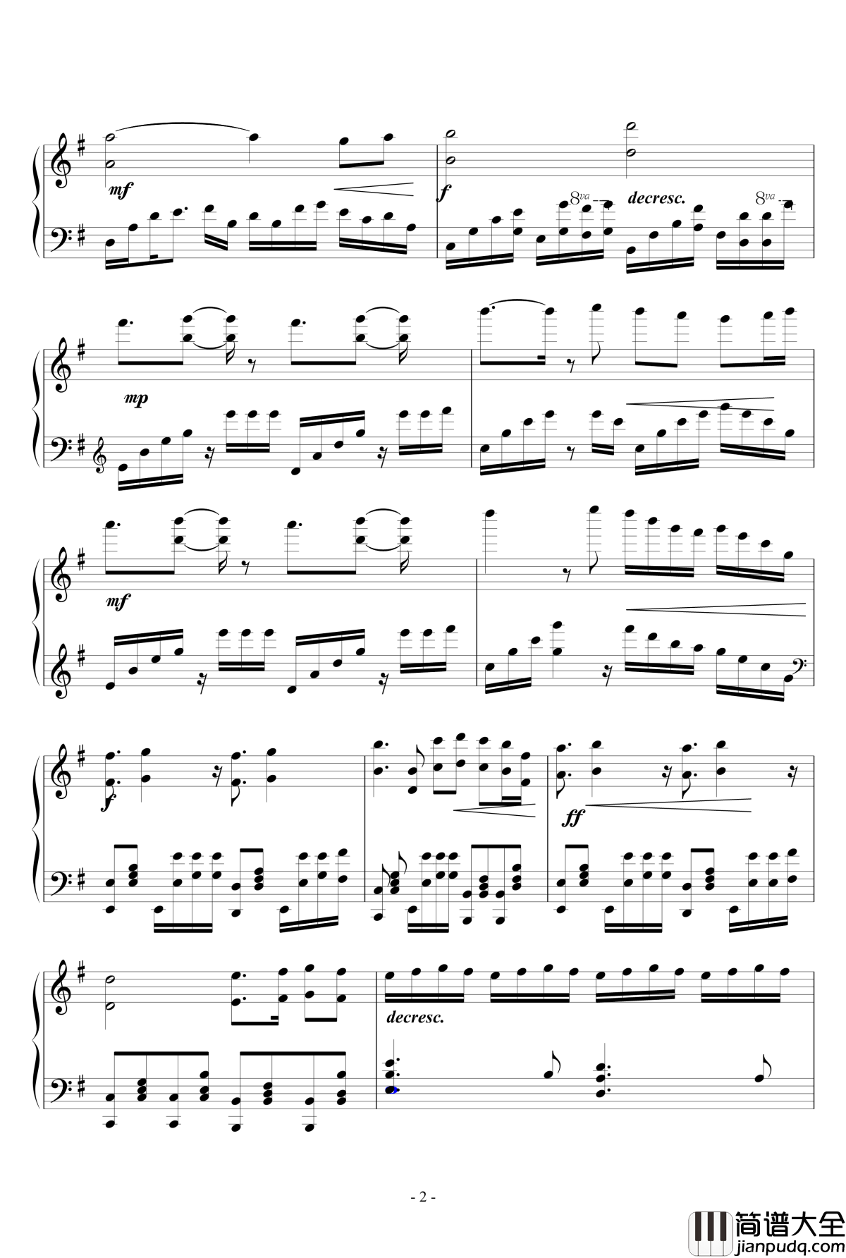 朋友之下钢琴谱_狂音