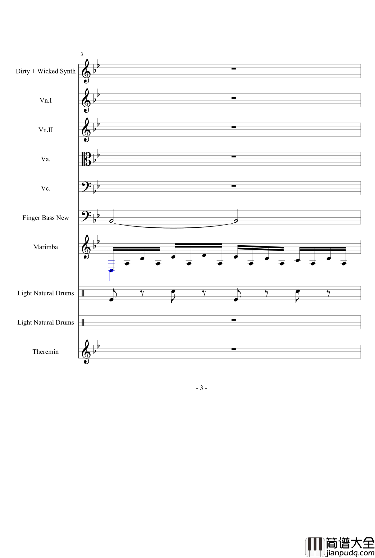 Atlantis钢琴谱_1154105477