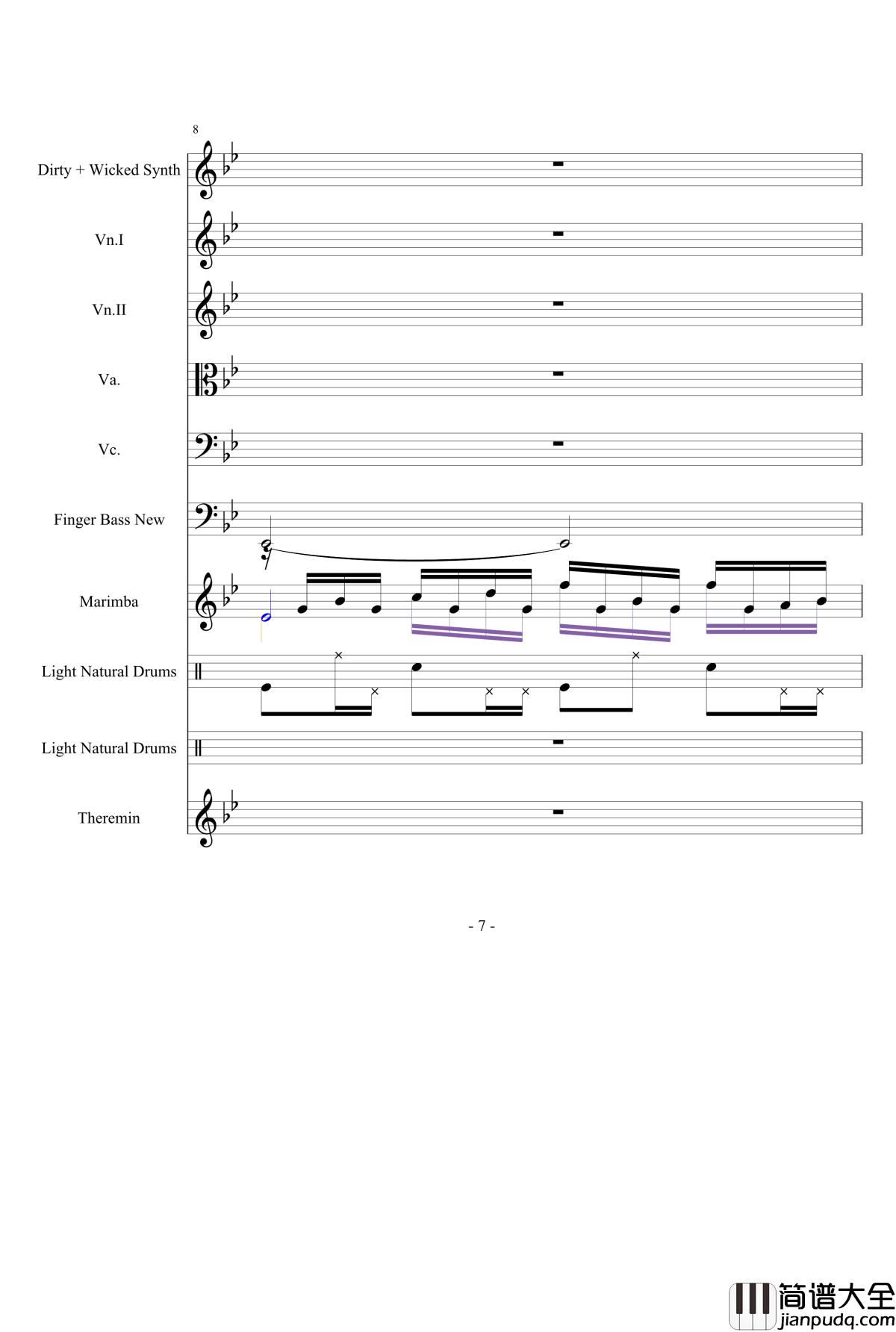 Atlantis钢琴谱_1154105477