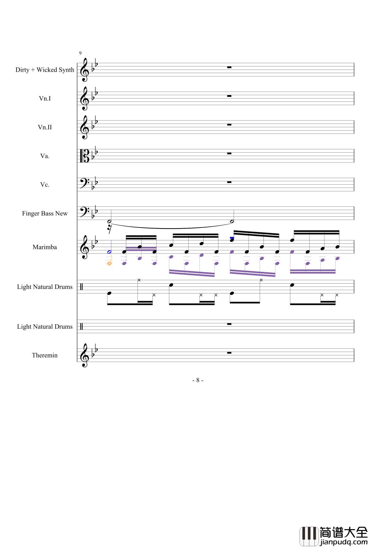 Atlantis钢琴谱_1154105477