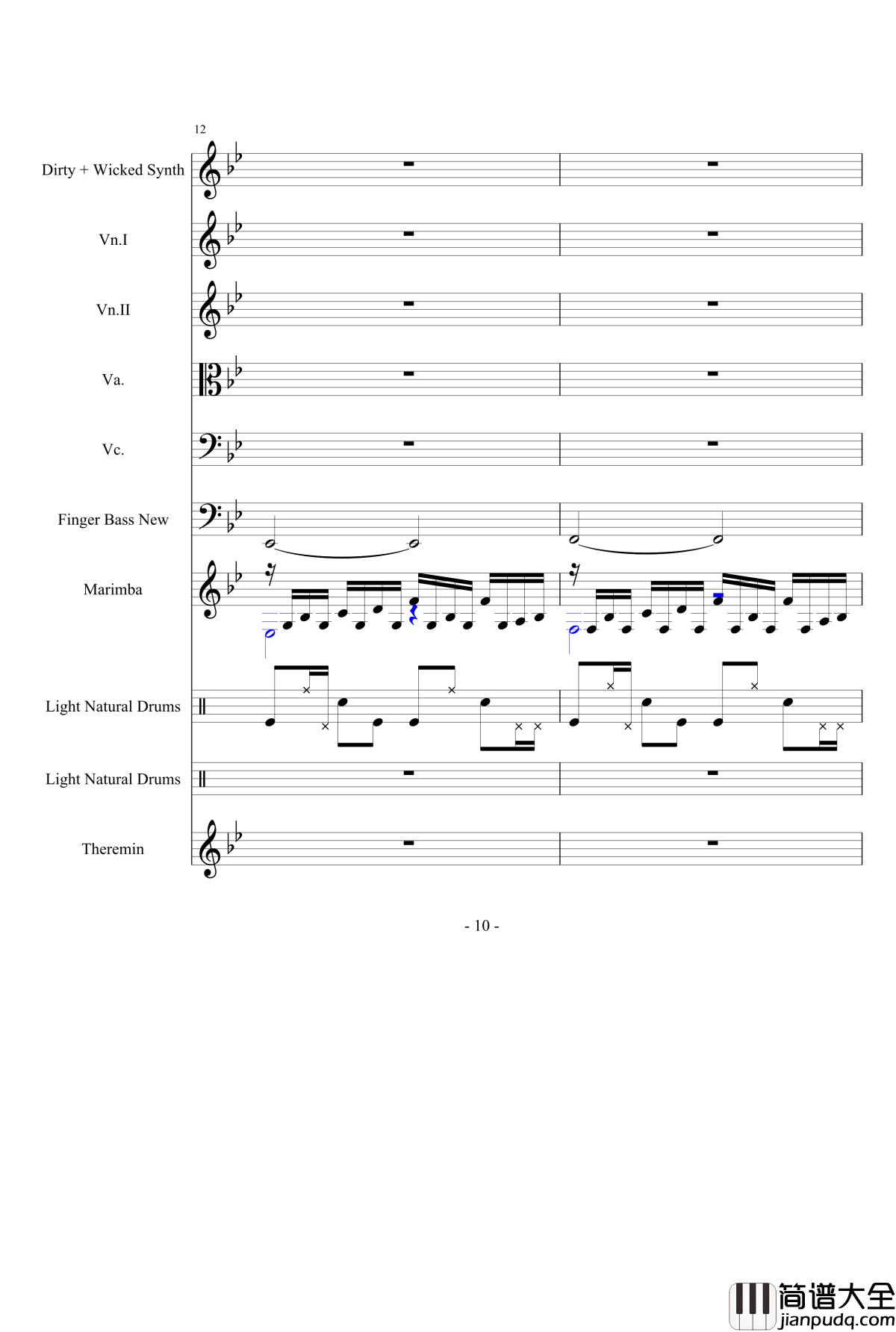 Atlantis钢琴谱_1154105477