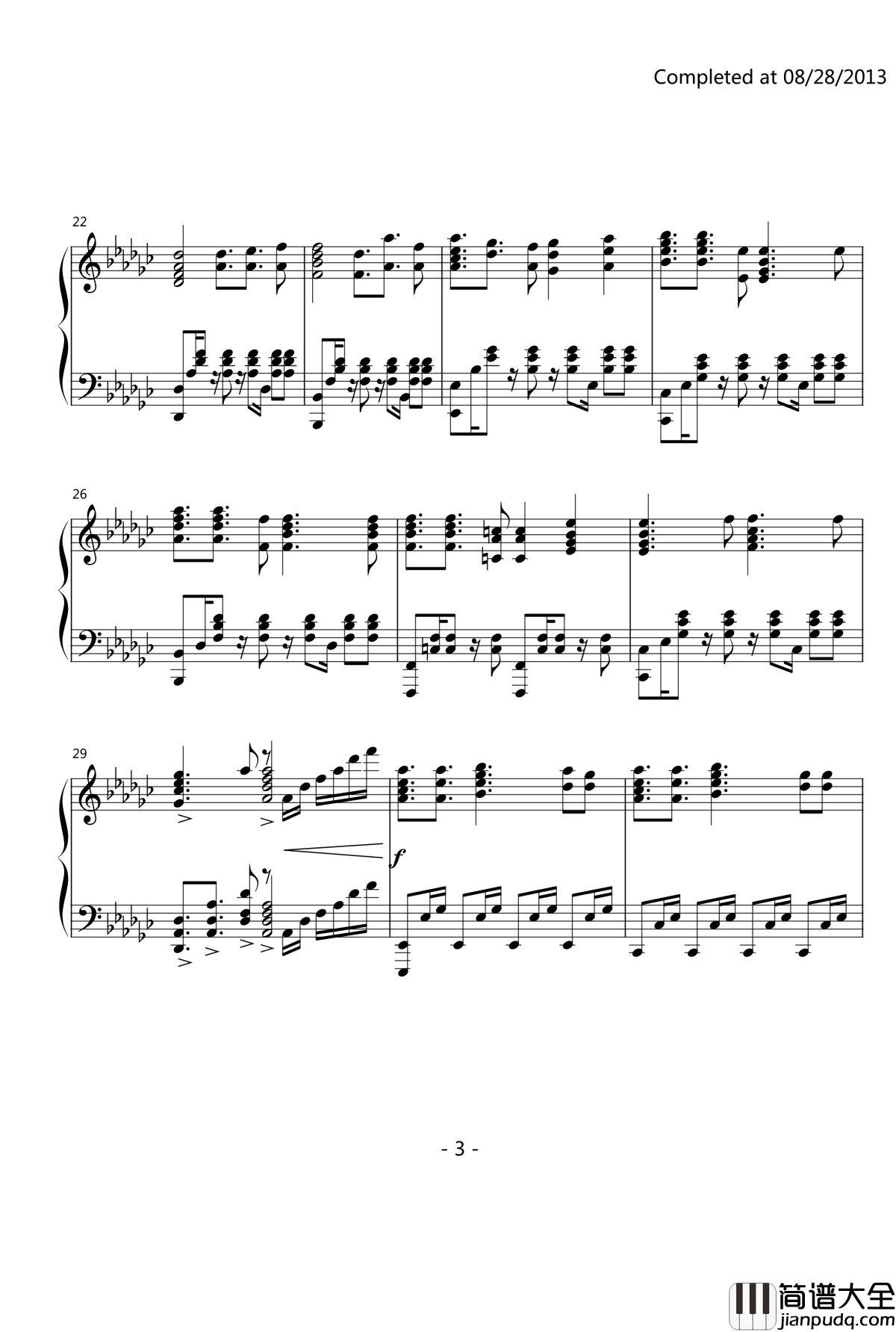 Eternal_Reality钢琴谱_某科学的超电磁炮OP2