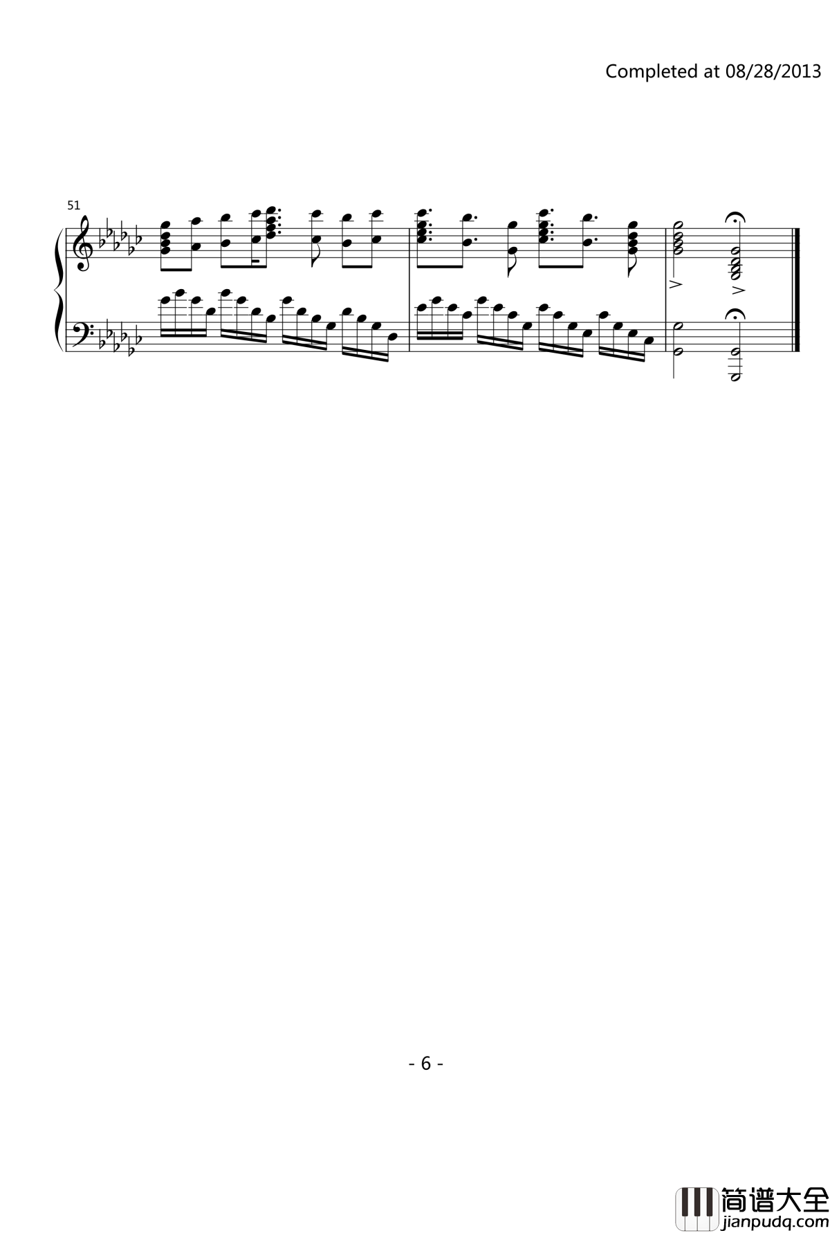 Eternal_Reality钢琴谱_某科学的超电磁炮OP2