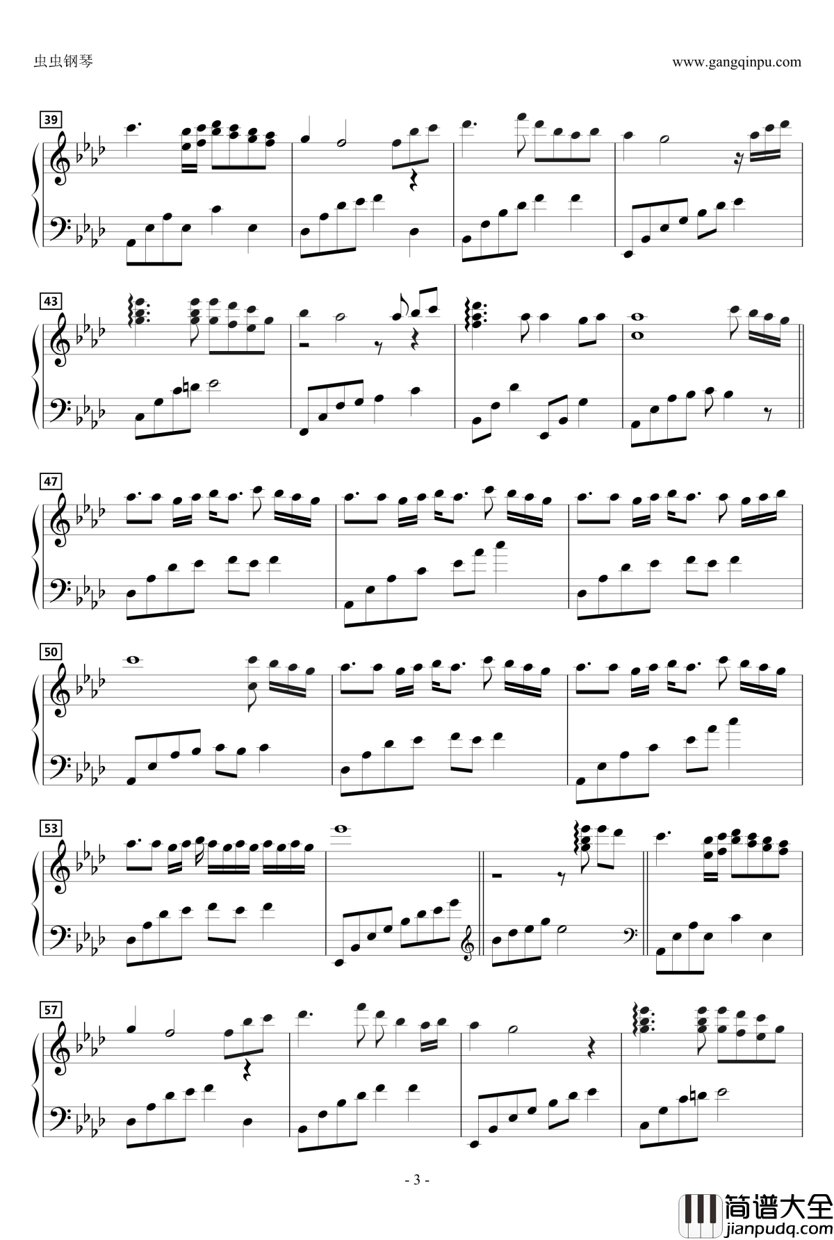 恋家钢琴谱_The_Daydream