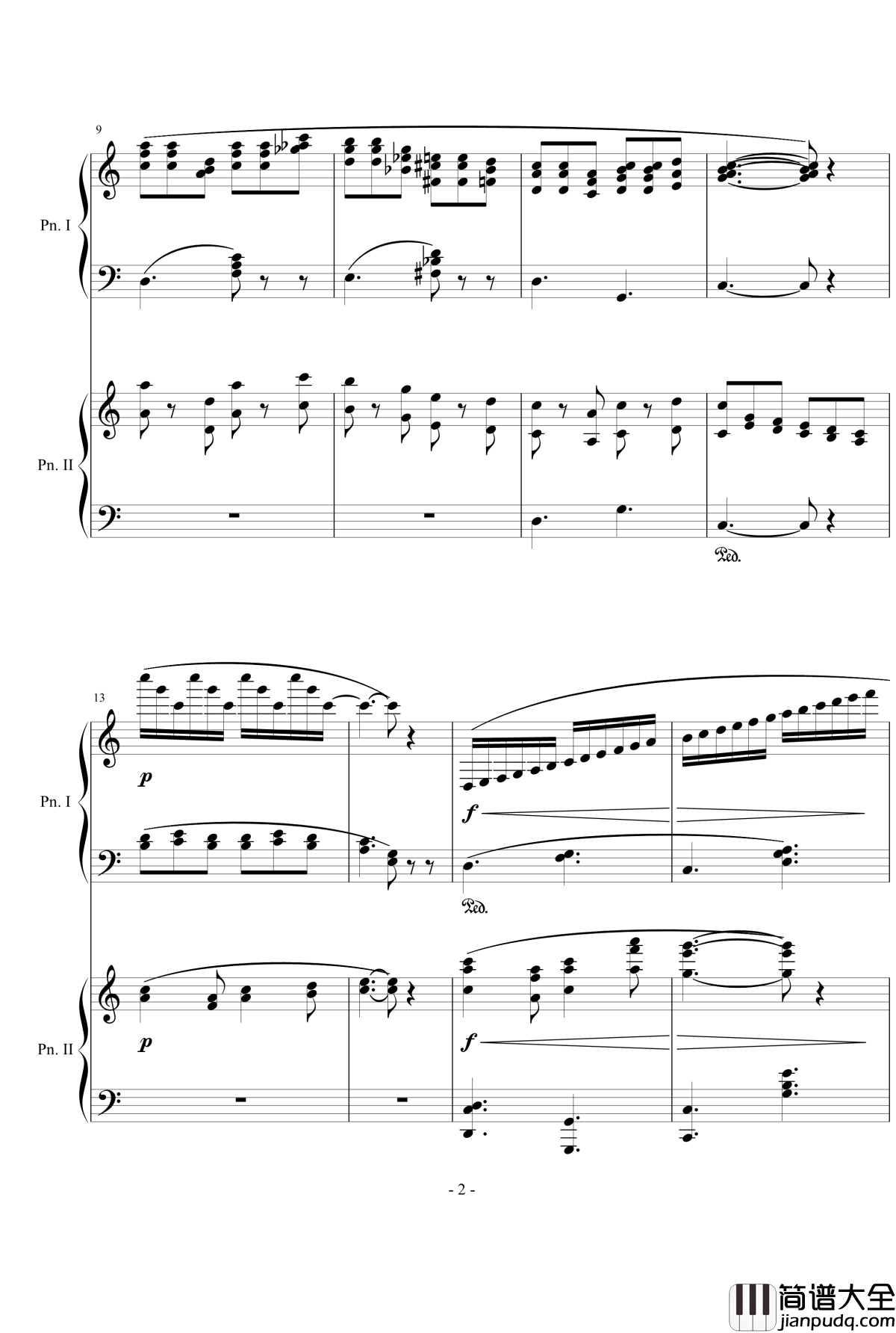 采蘑菇奇遇钢琴谱_主题+变奏_流行追梦人