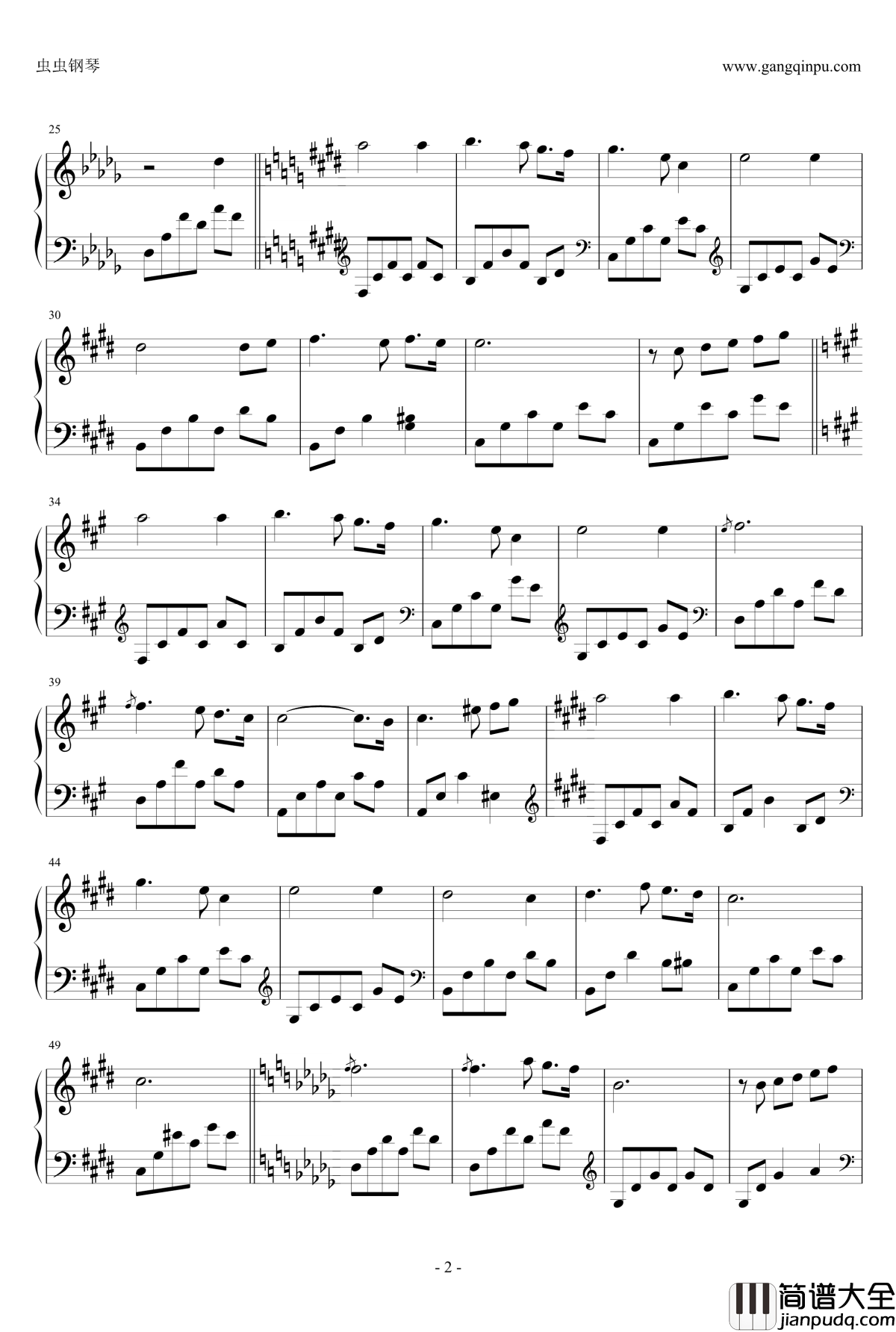 The_past_scenery钢琴谱_Dollman