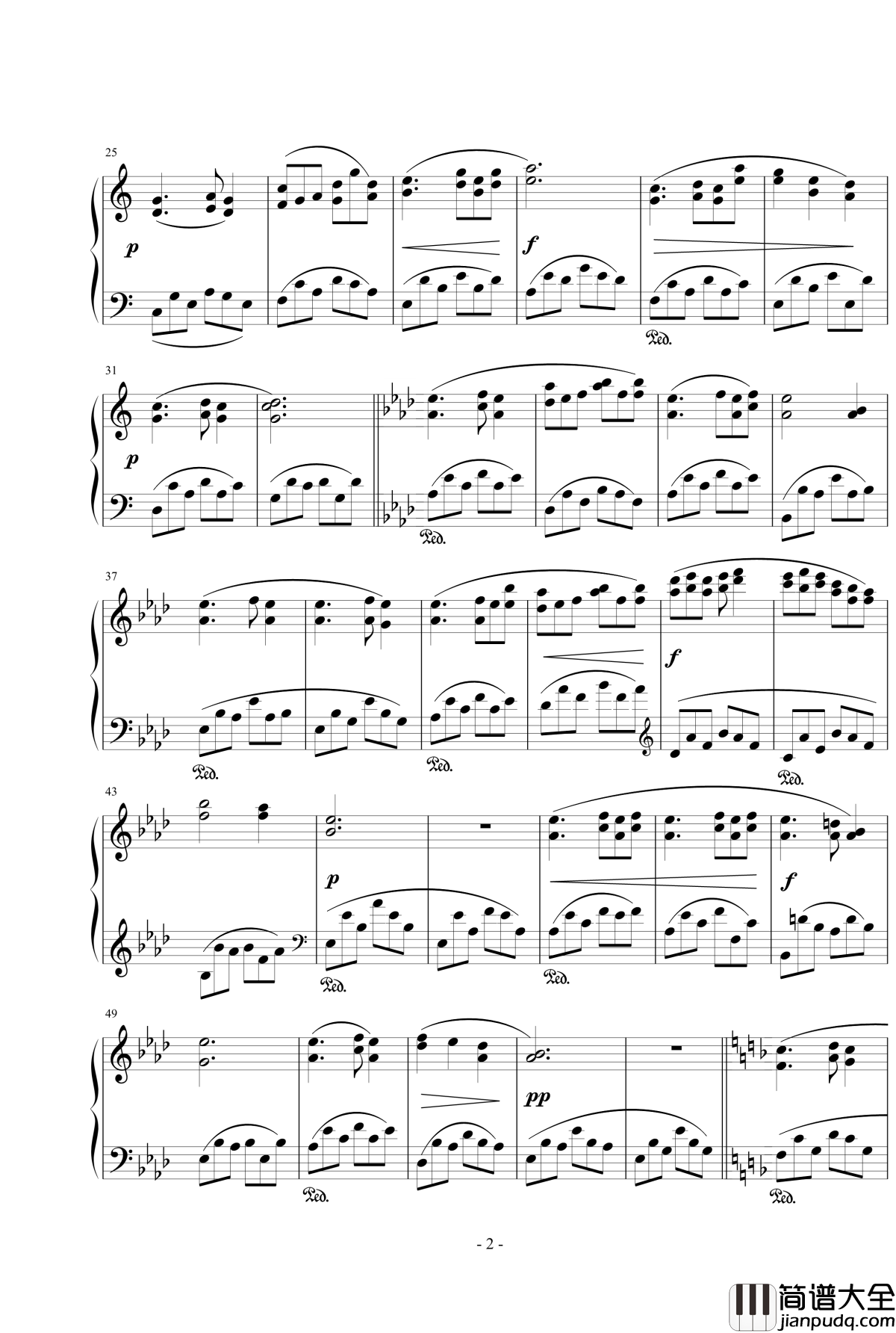 船歌花间渡舟钢琴谱_江畔新绿