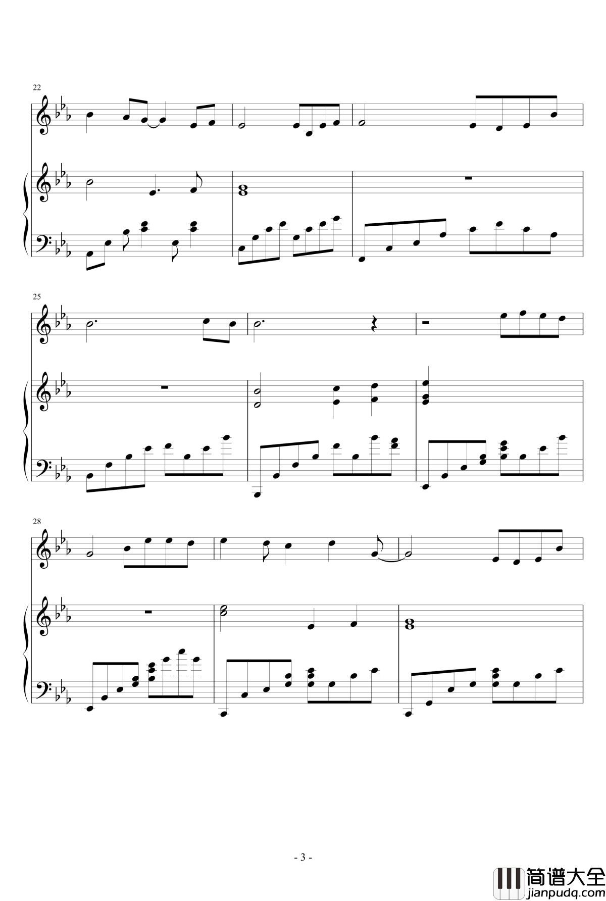 Serenade_Op._3钢琴谱_夏日梦舞