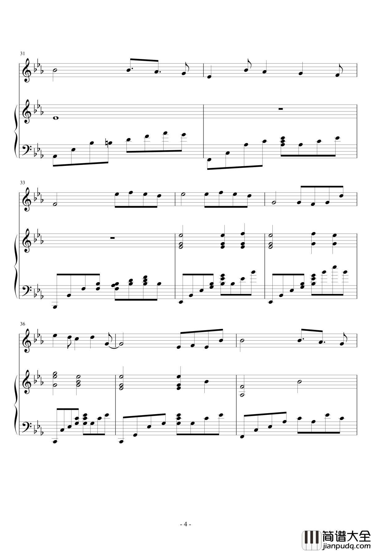 Serenade_Op._3钢琴谱_夏日梦舞