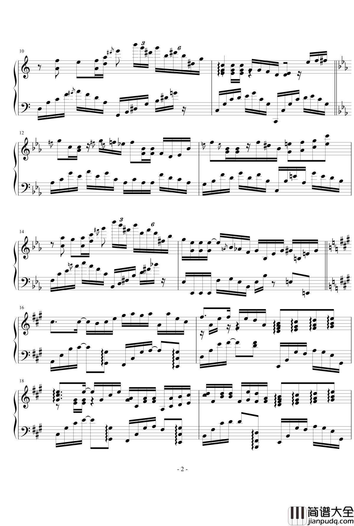 又不是不会写钢琴谱_nyride