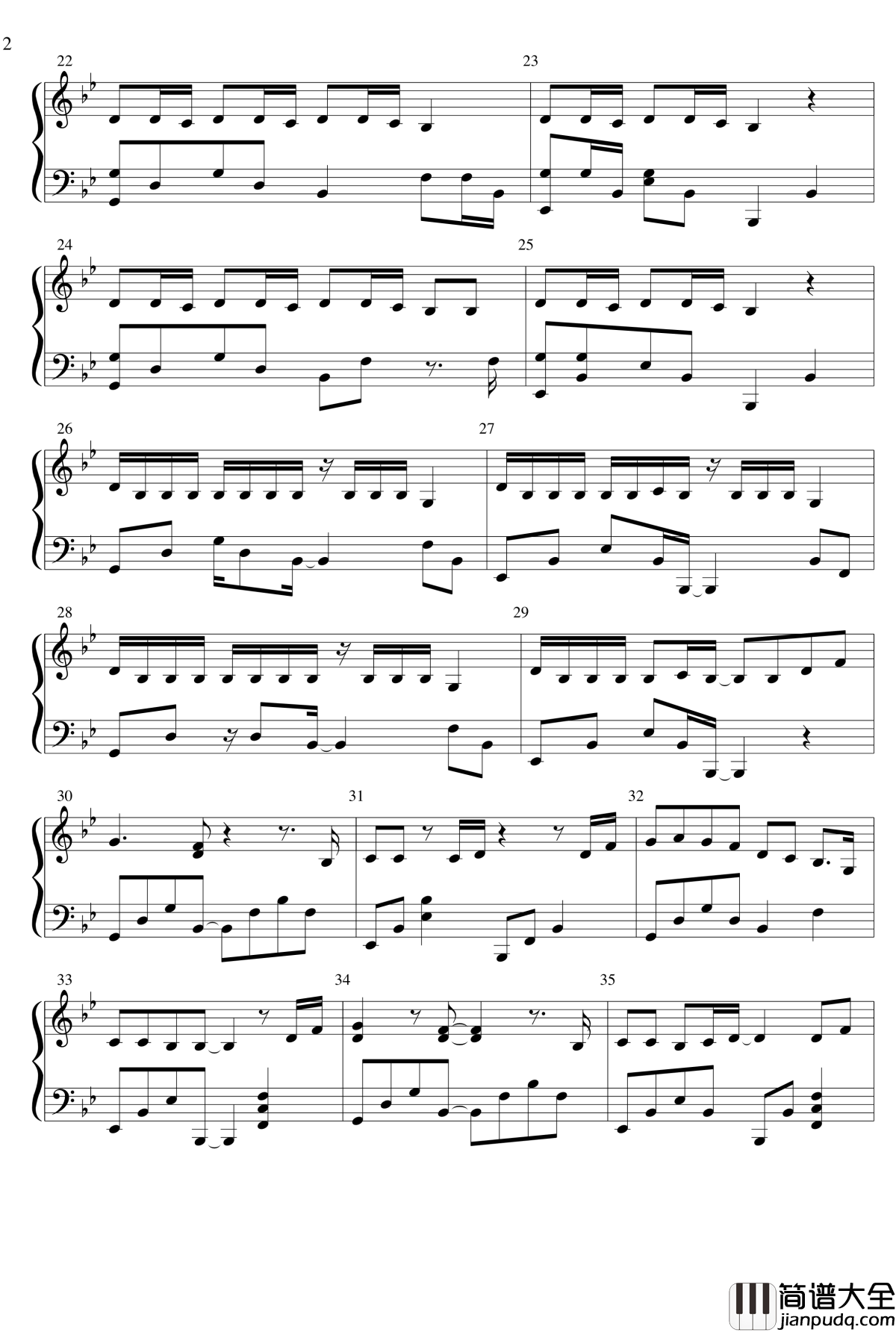 see_you_again钢琴谱_保罗