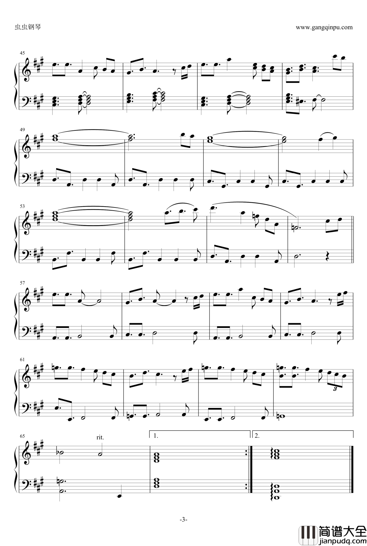 逆转裁判3·终幕钢琴谱_逆转裁判