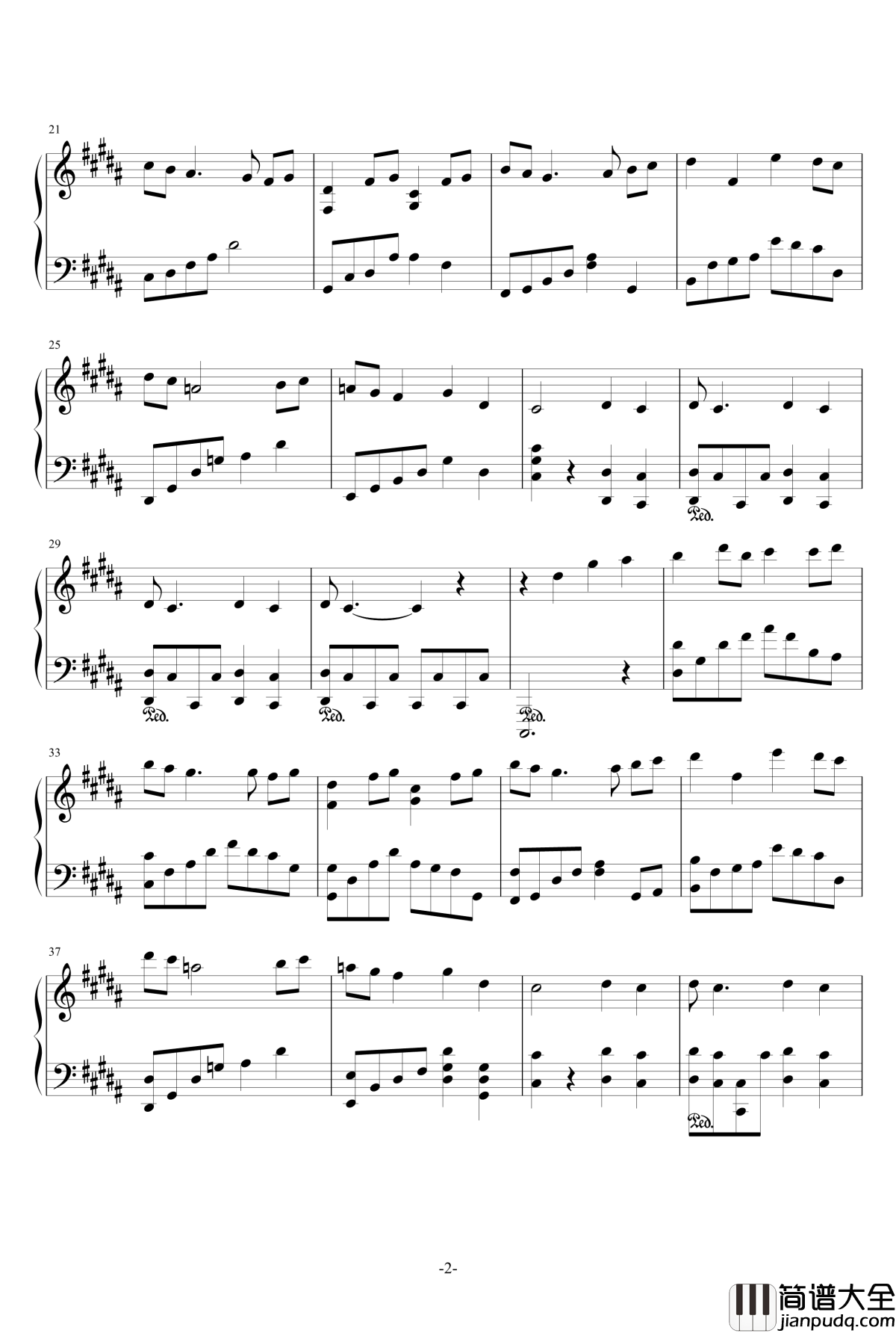 逆境之黑白古堡钢琴谱_Horizon