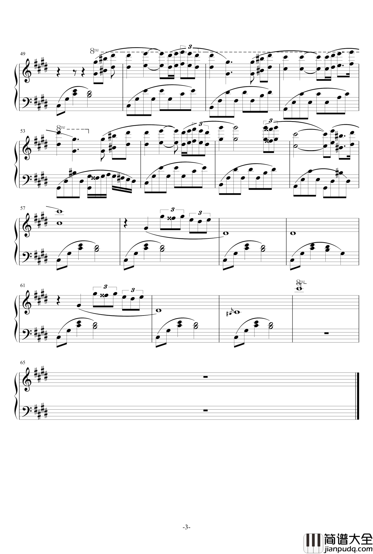 TIME钢琴谱_陈志浩