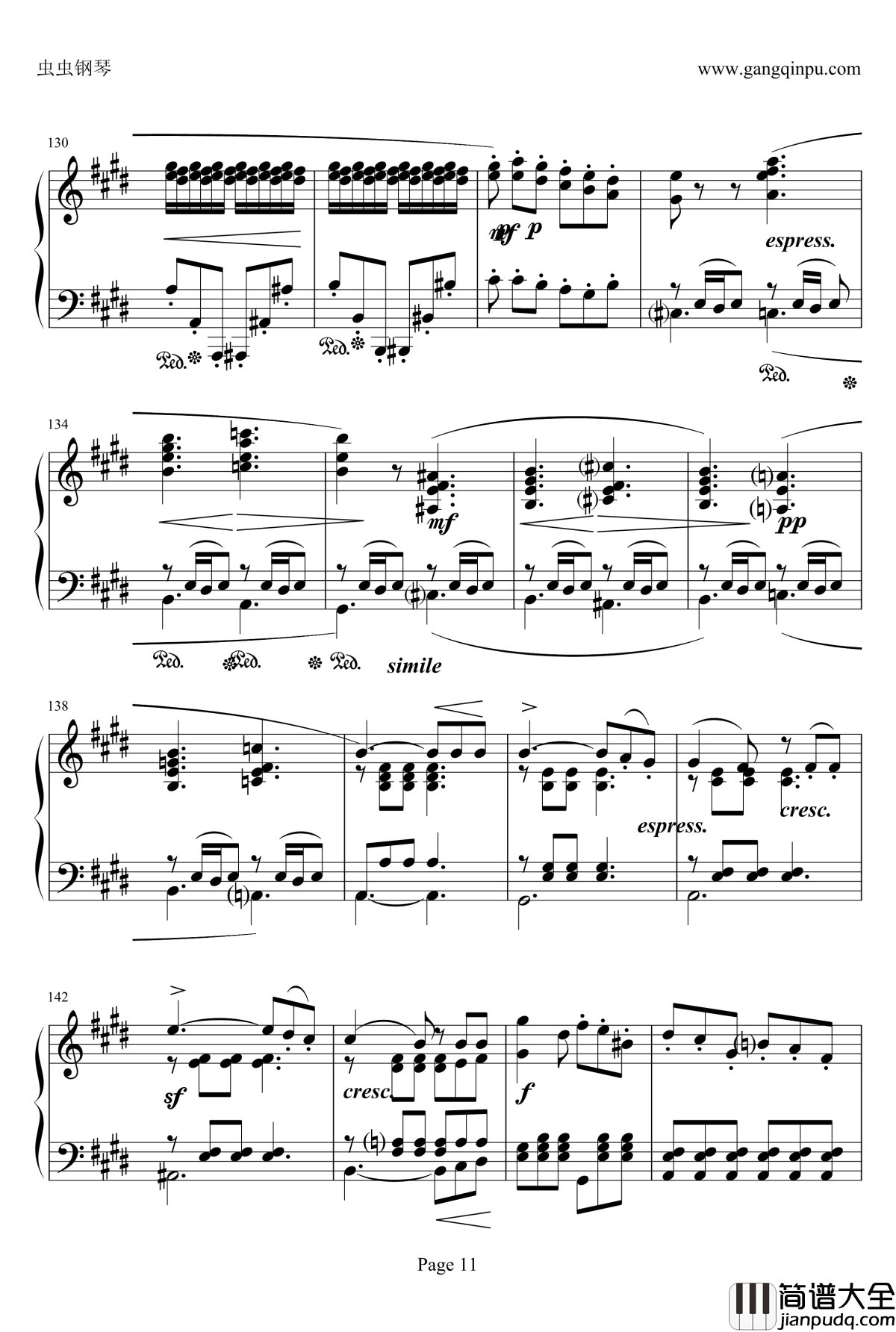 e小调随想回旋曲钢琴谱_门德尔松