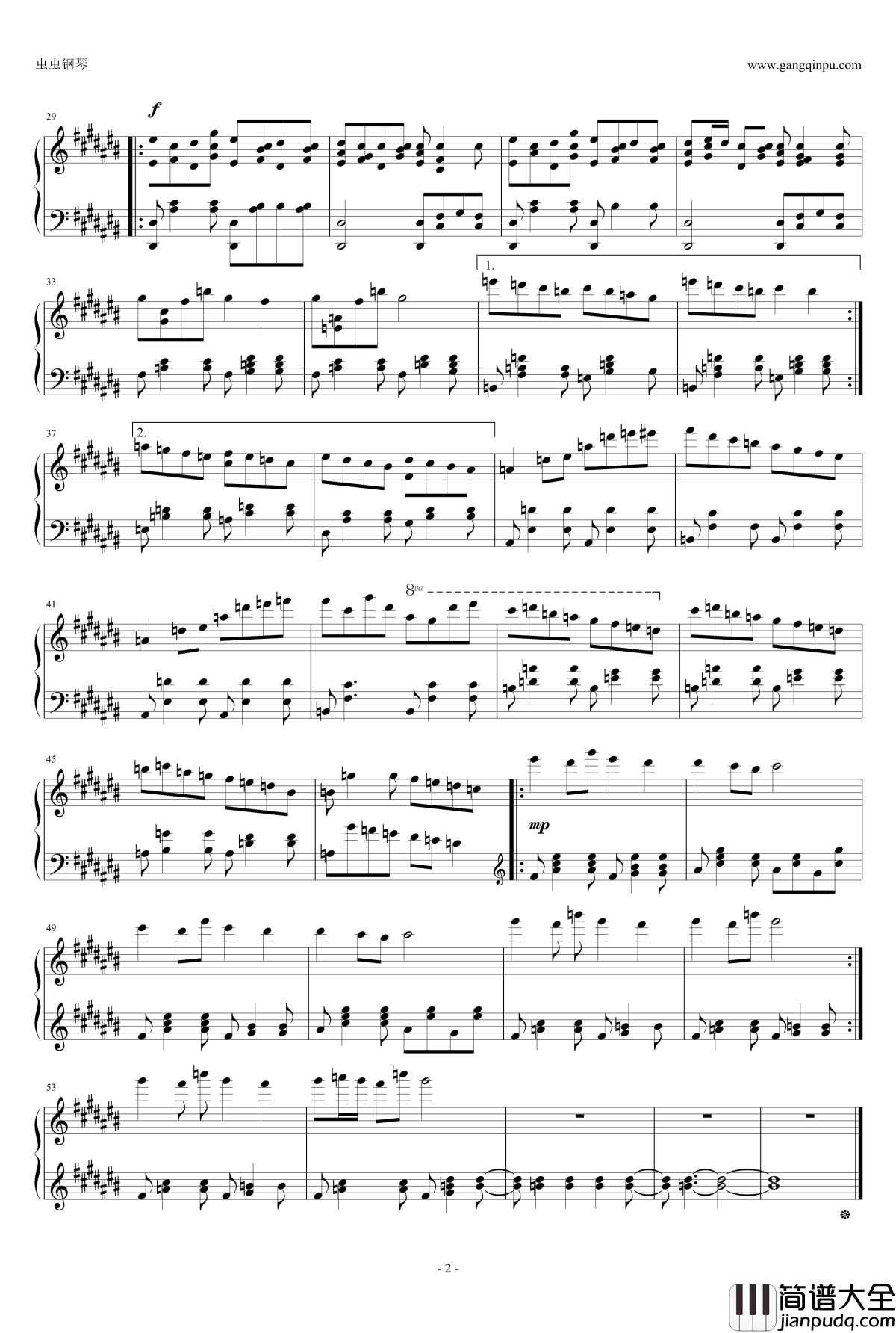 寻找一只猫钢琴谱_萤火虫