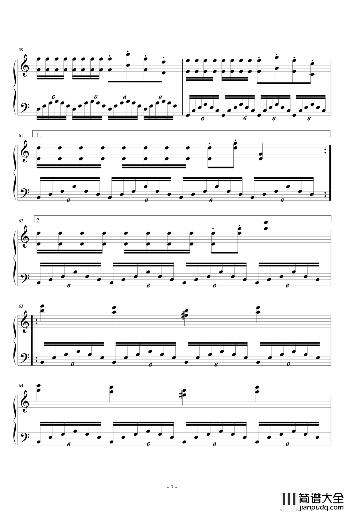 牵线游走钢琴谱_MrSHUM