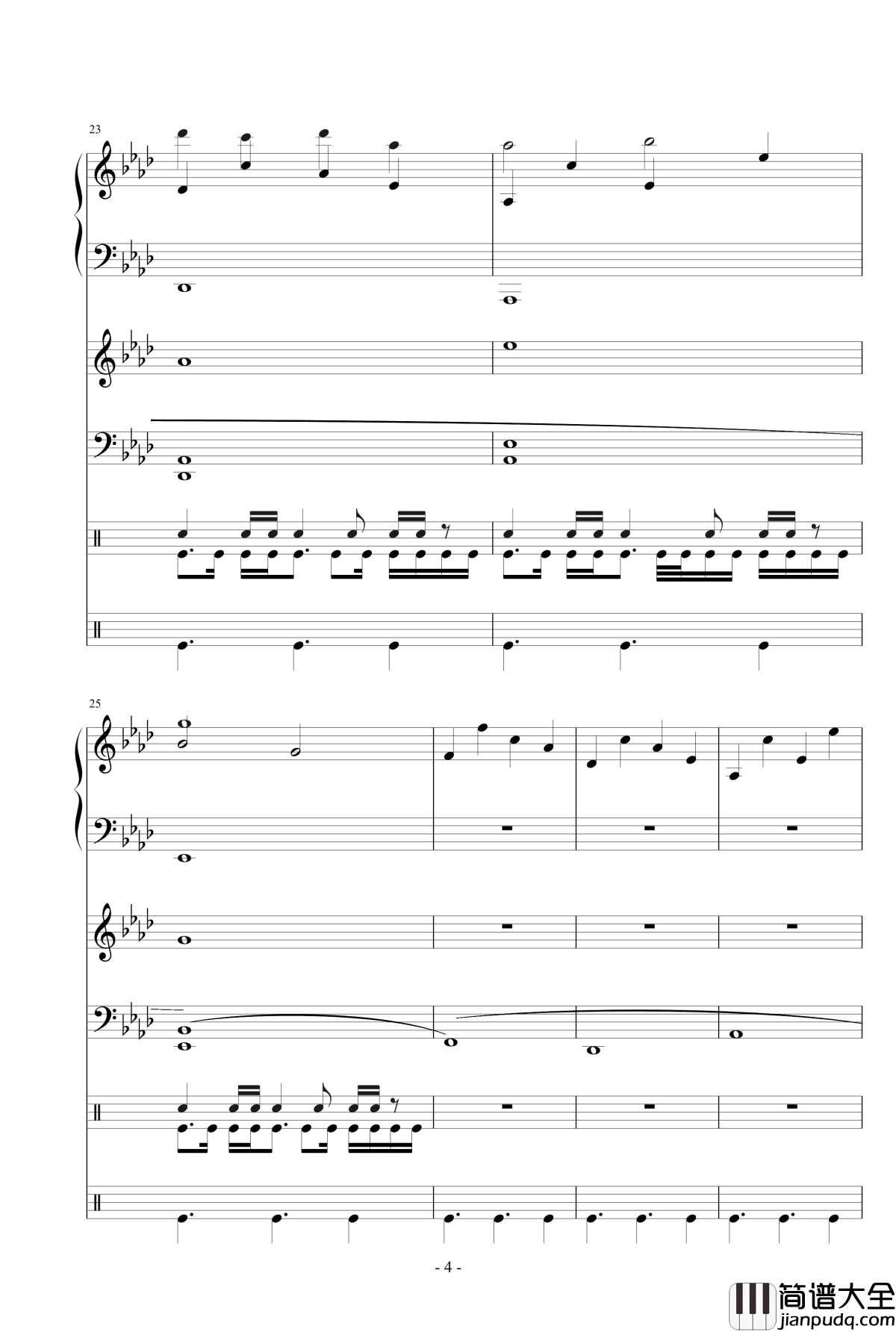 为微电影而写的氛围音乐钢琴谱_lcx64579