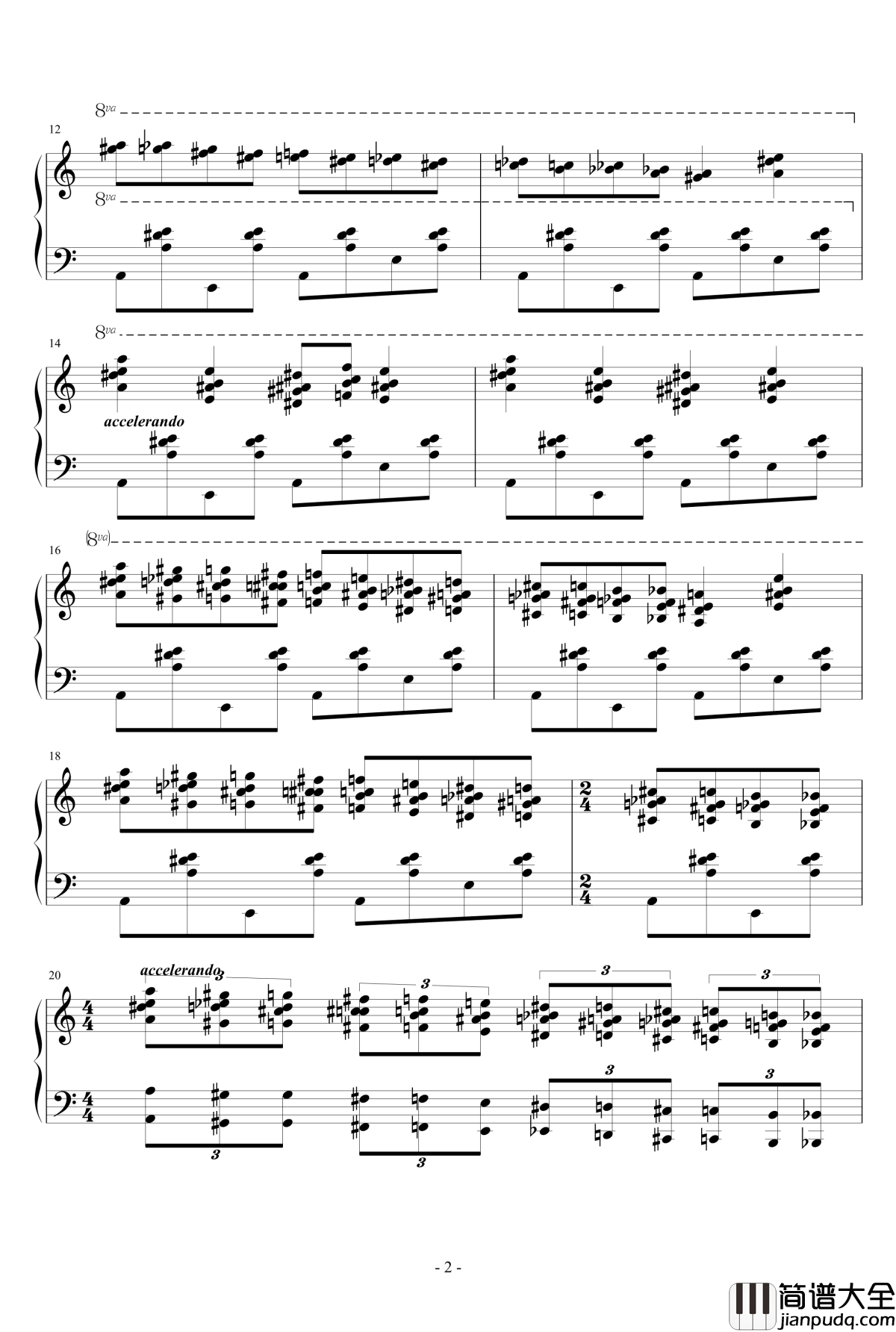 诡异的舞蹈钢琴谱_2014_11_11重制版_Ku.Klux.Klan